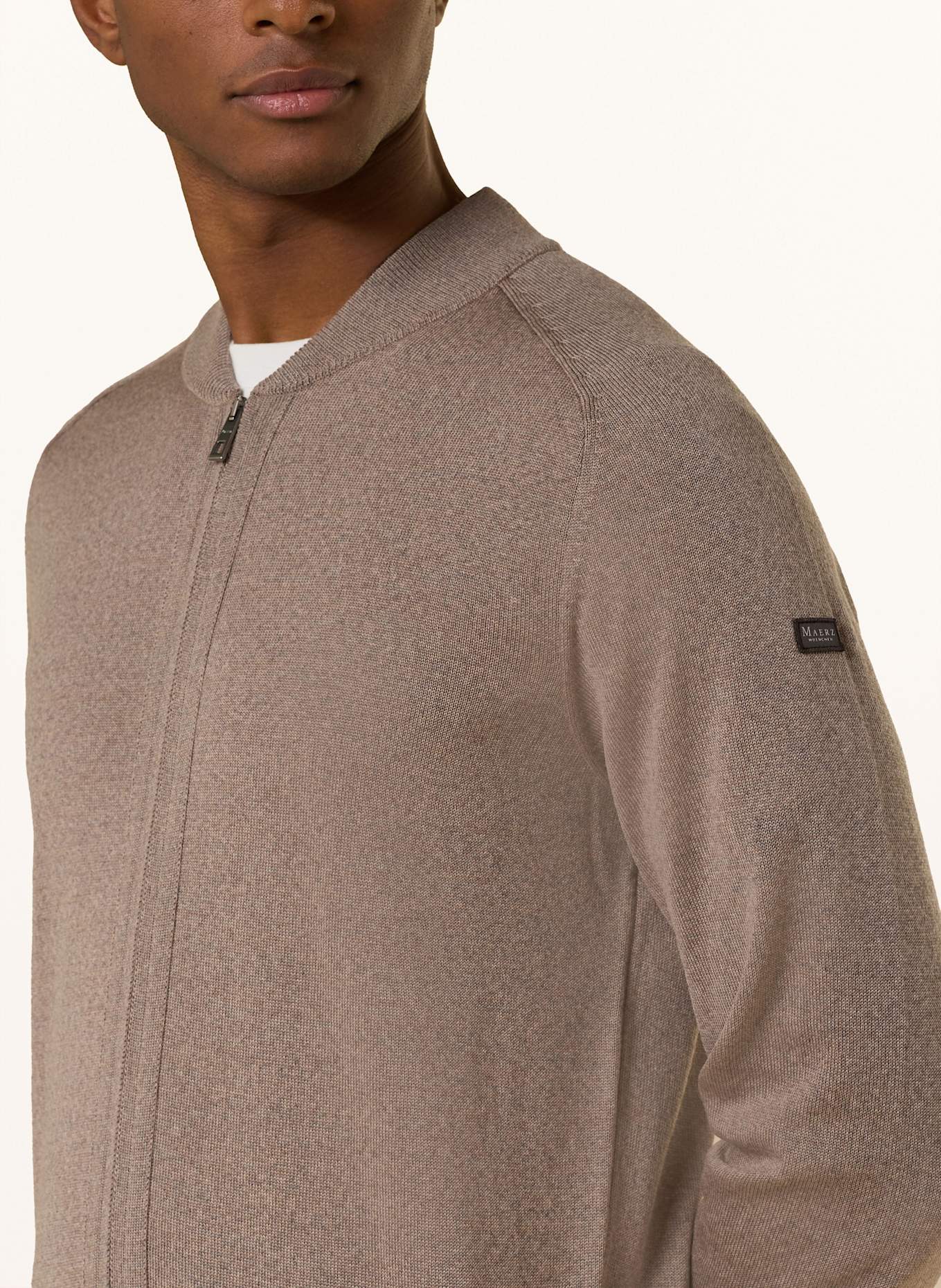 MAERZ MUENCHEN Strickjacke : TAUPE