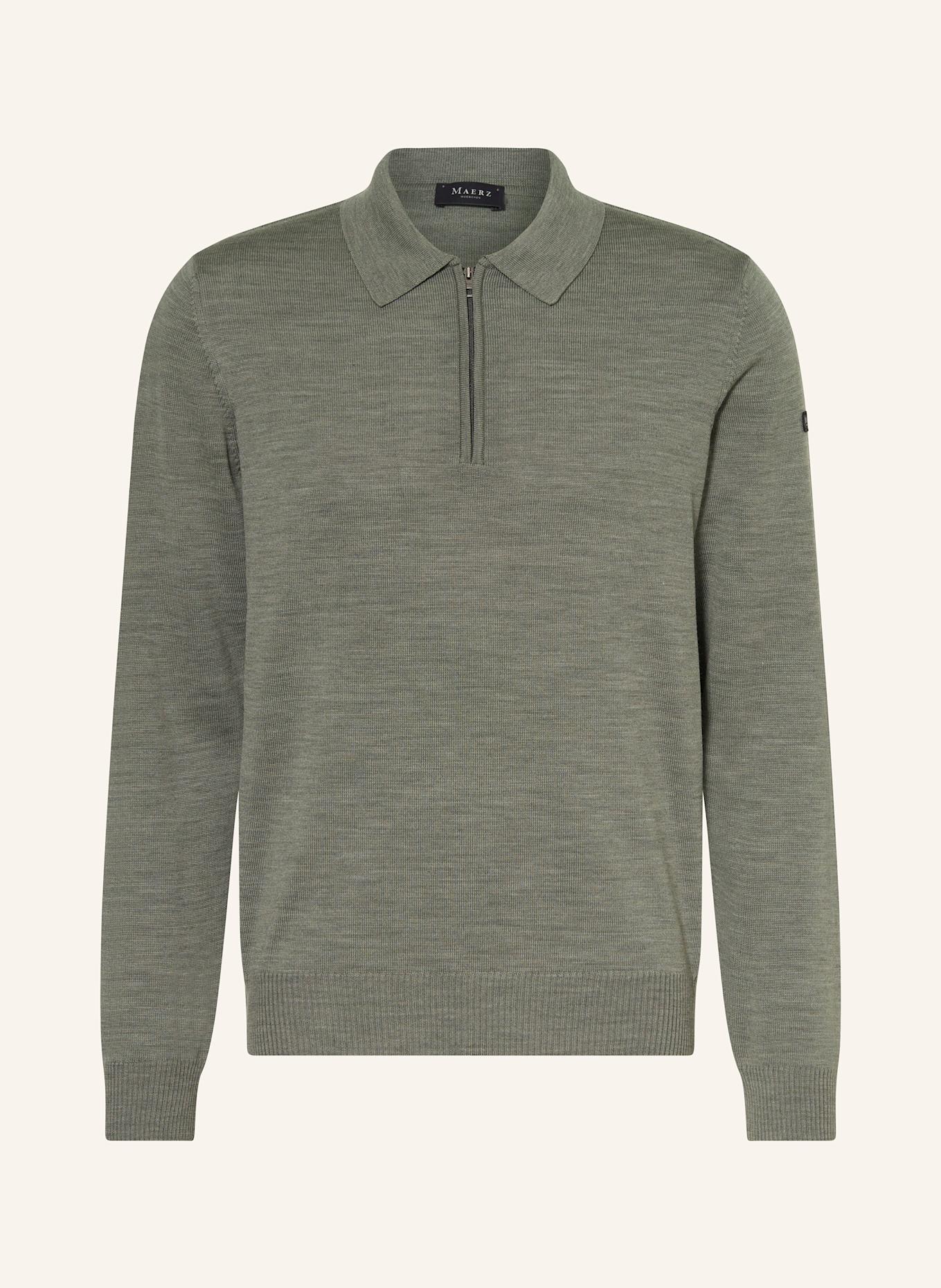 MAERZ MUENCHEN Pullover aus Merinowolle: KHAKI
