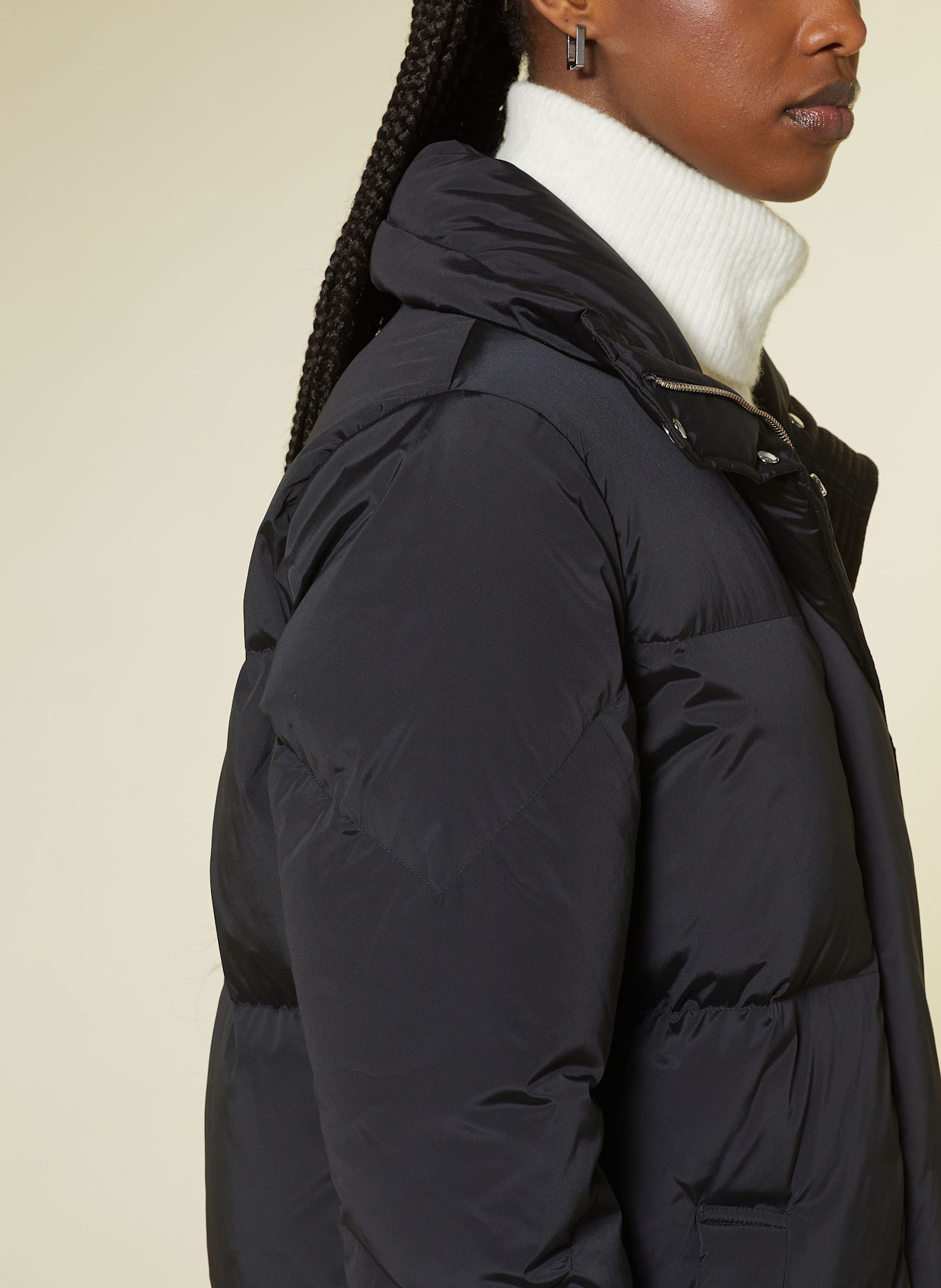 WOOLRICH Down coat AURORA in black