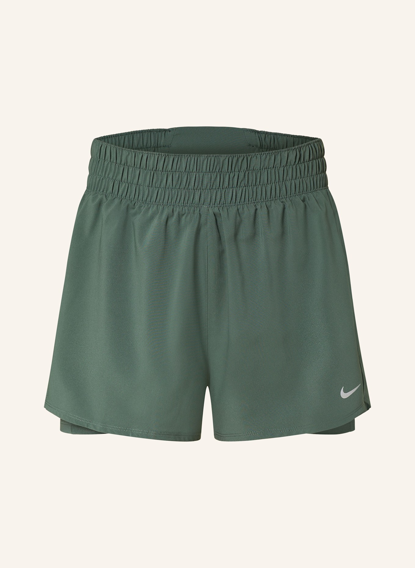 Nike 2-in-1-Trainingsshorts DRI-FIT ONE: DUNKELGRÜN