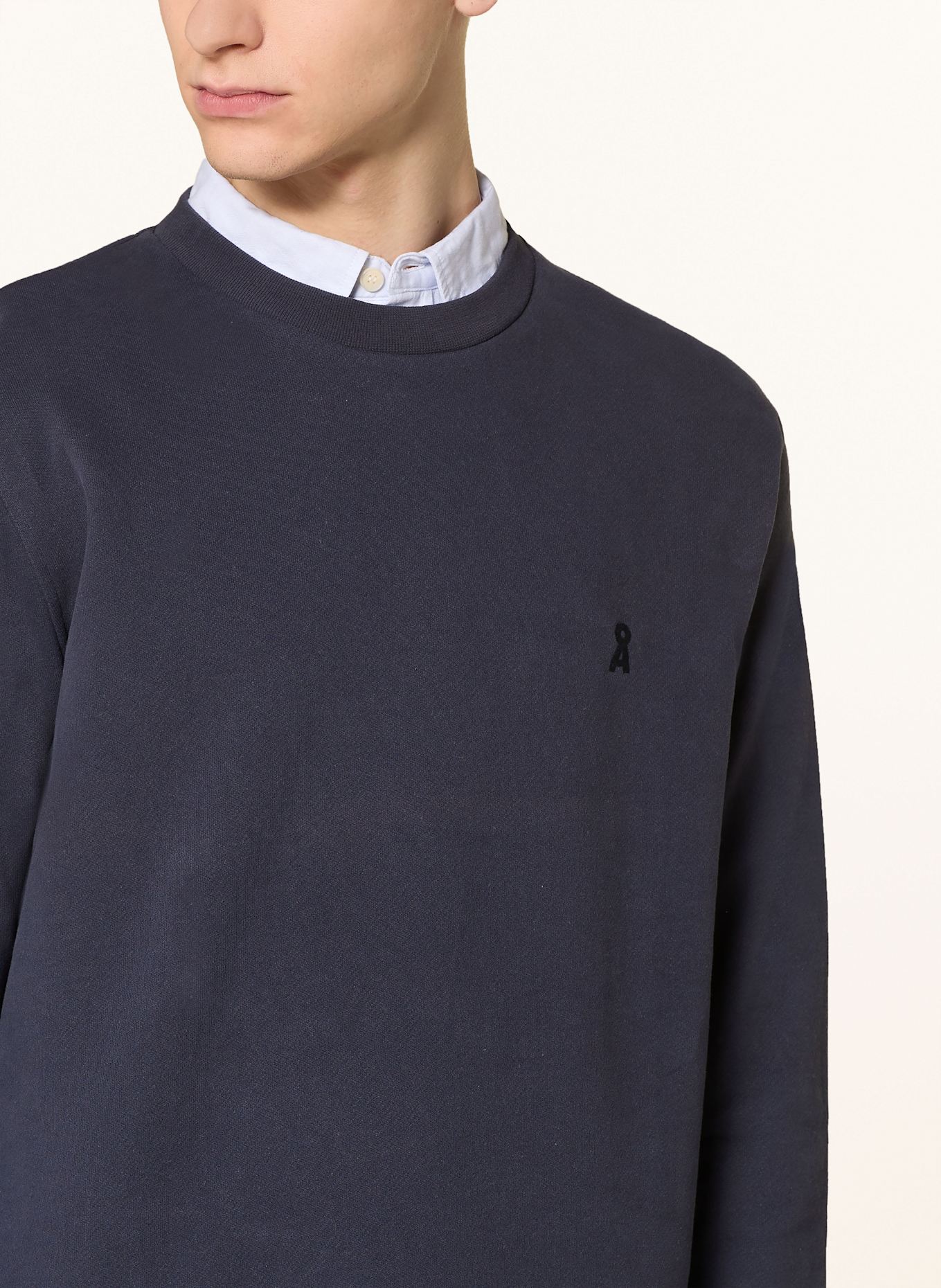 ARMEDANGELS Sweatshirt BAARO: DUNKELBLAU