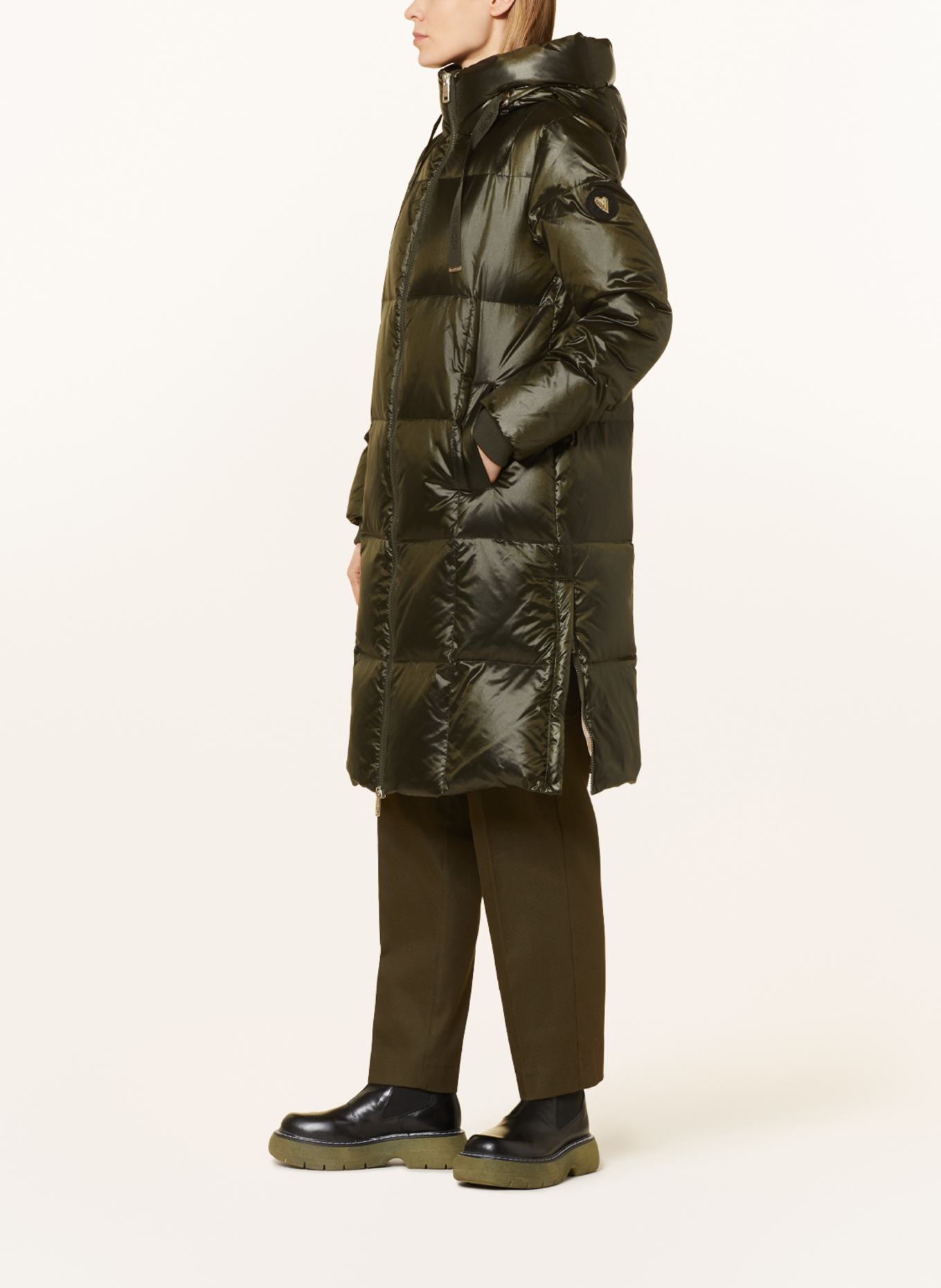 MOS MOSH Daunenmantel NOVA: DUNKELGRÜN