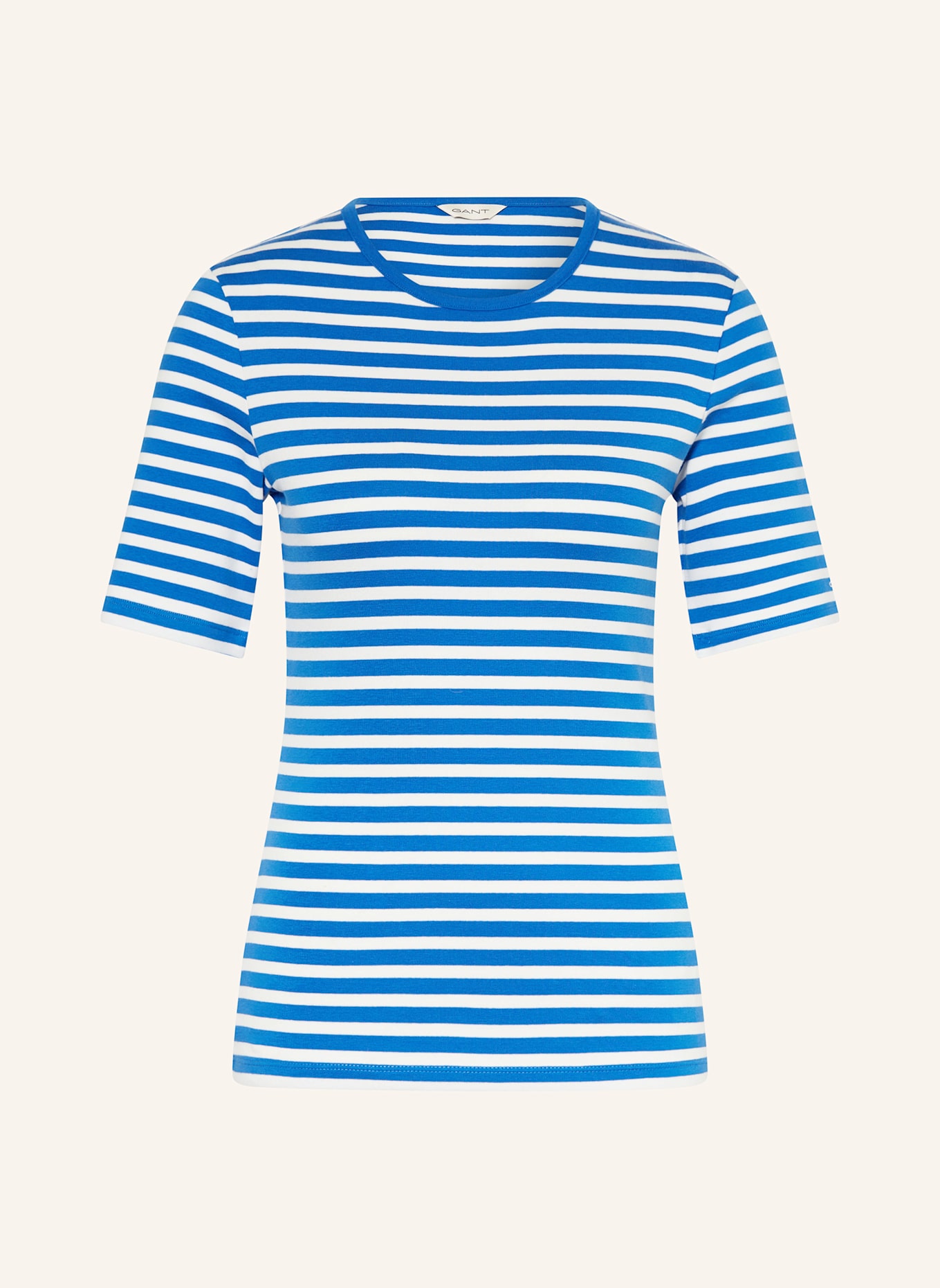 GANT T-Shirt: WEISS/ BLAU