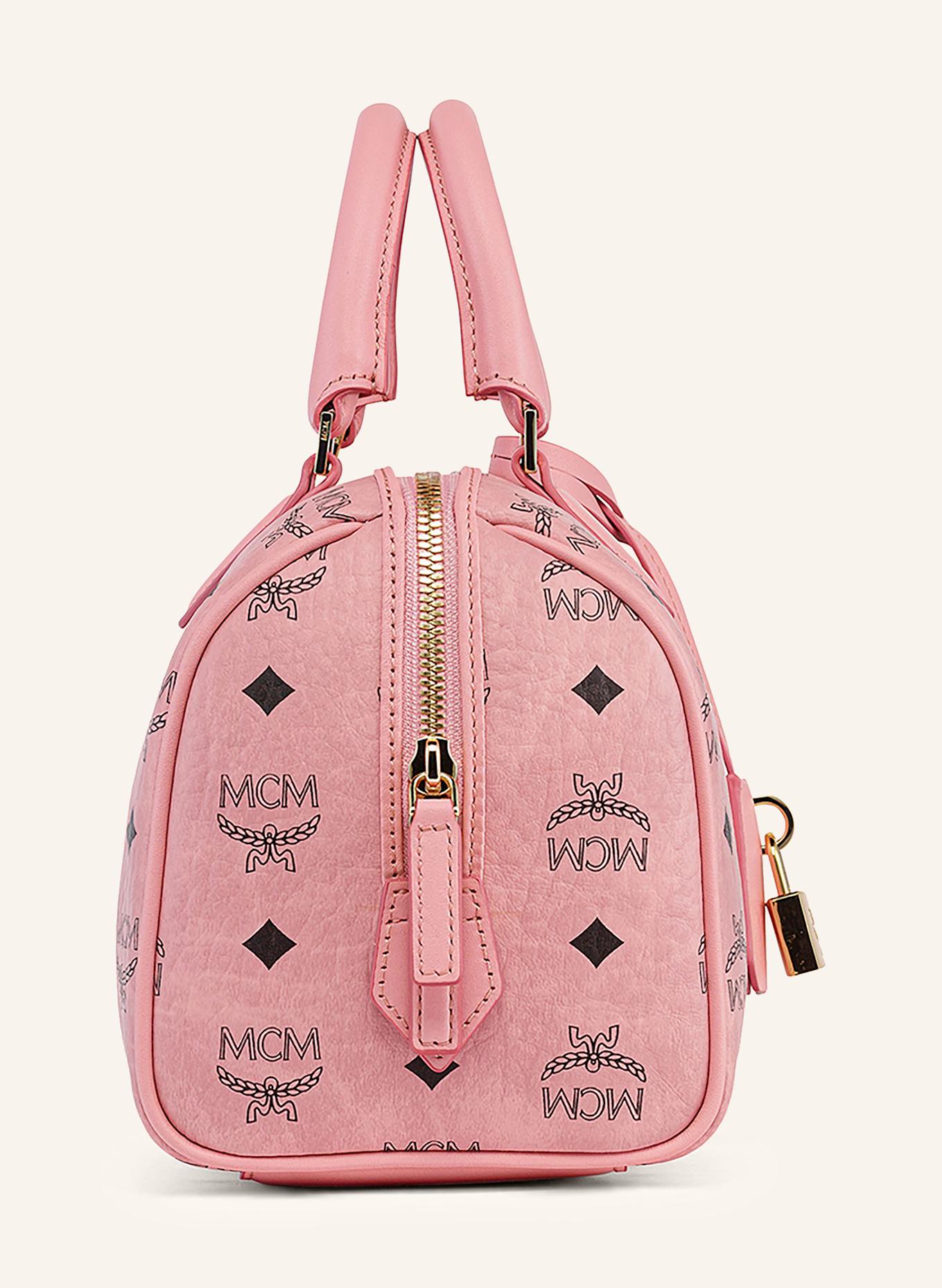 MCM Handtasche ELLA BOSTON VISETOS: ROSA/ SCHWARZ