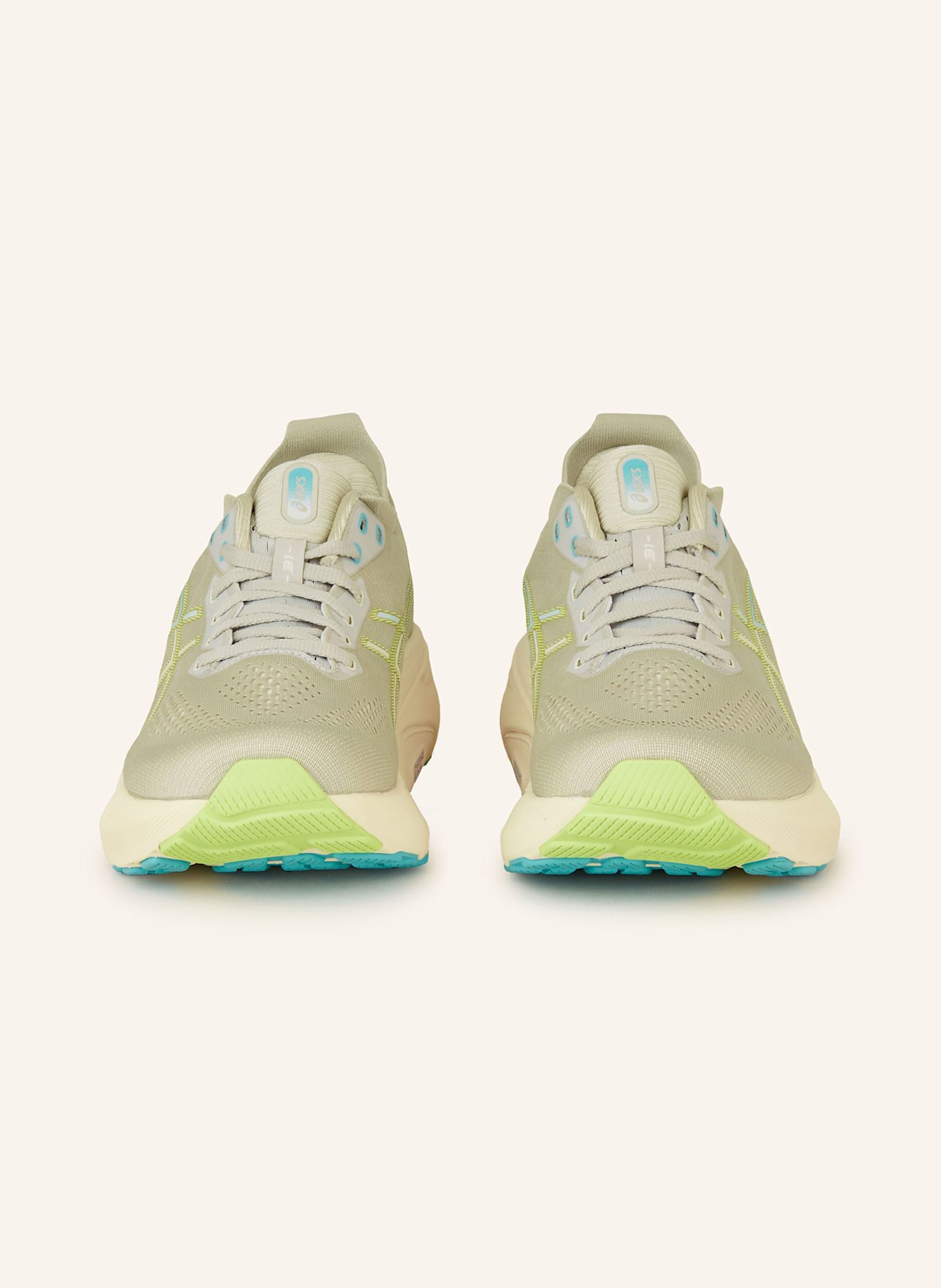ASICS Laufschuhe GEL-KAYANO 31: HELLGRAU/ NEONGRÜN/ HELLBLAU