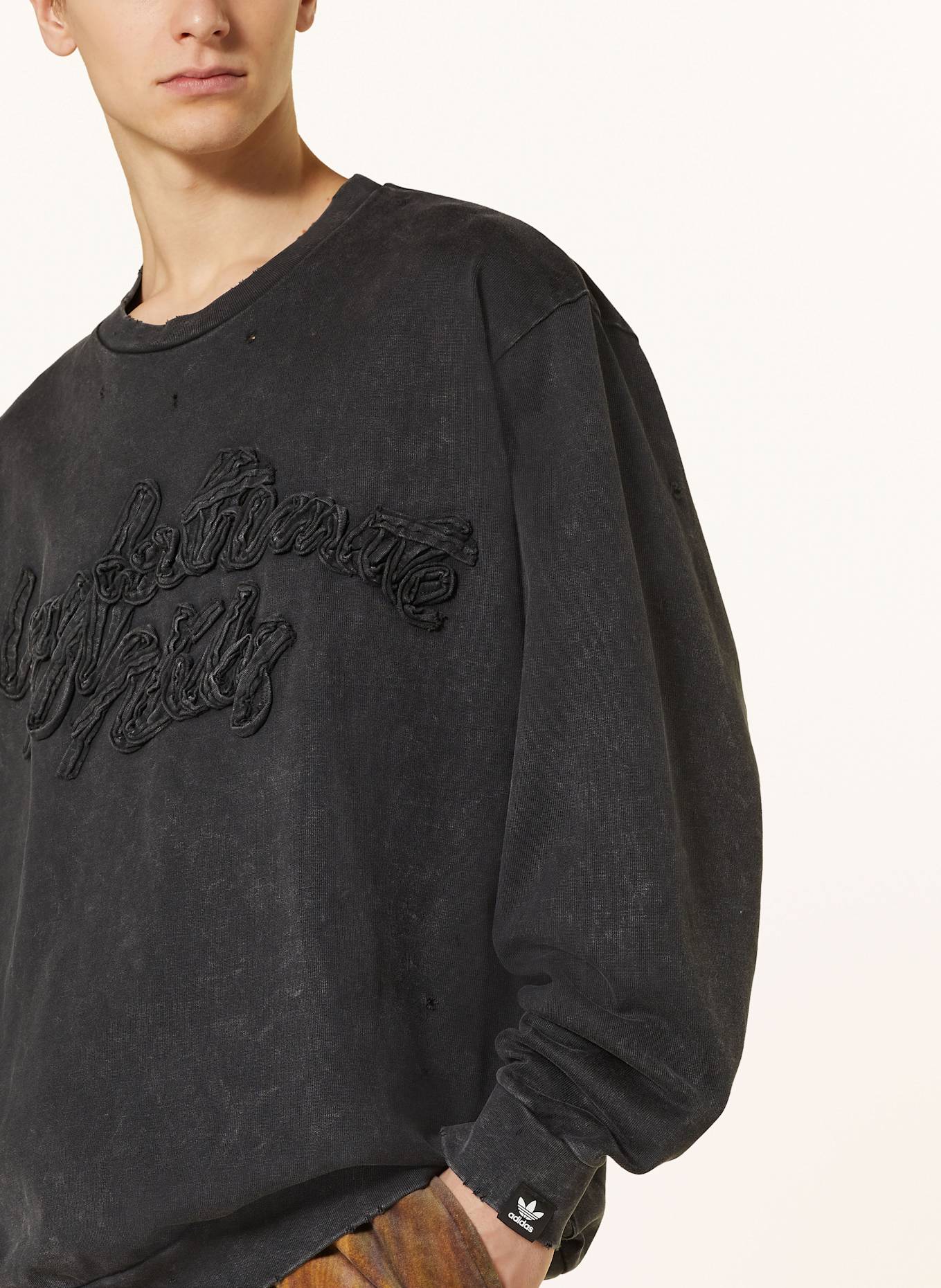 adidas Sweatshirt: BLACK
