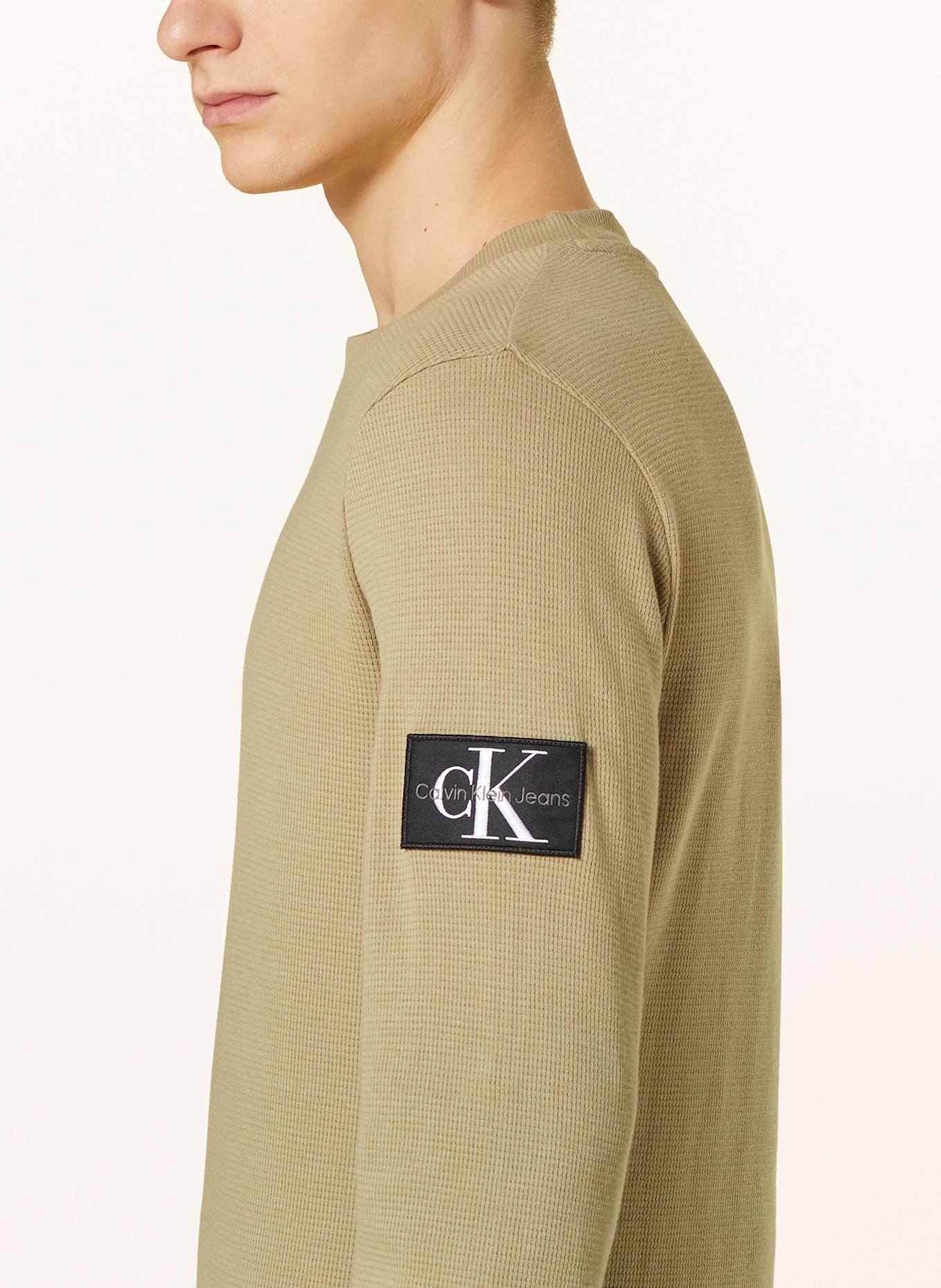 Calvin Klein Jeans Longsleeve: BEIGE