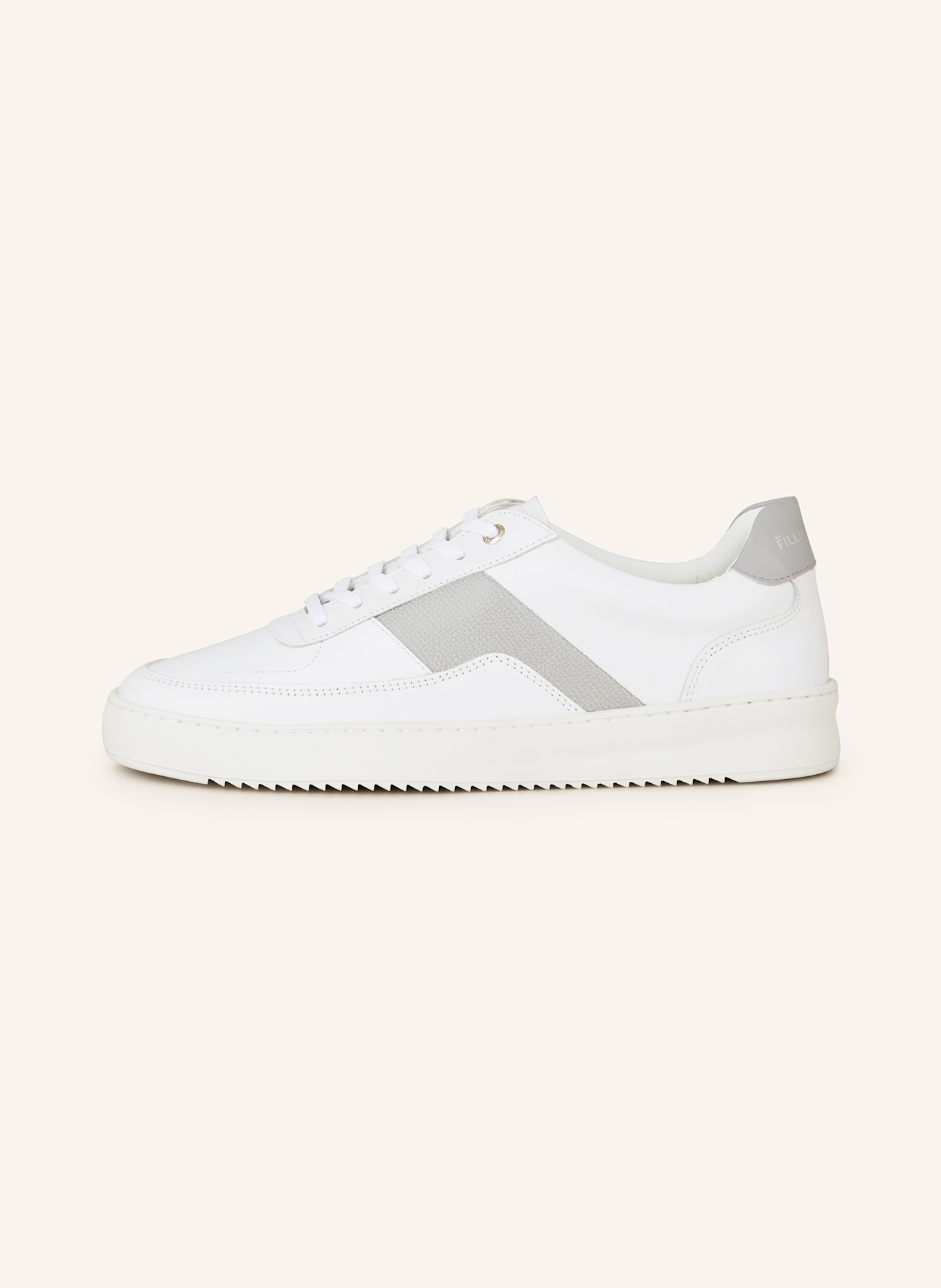 FILLING PIECES Sneaker MONDO GAME: WEISS/ GRAU