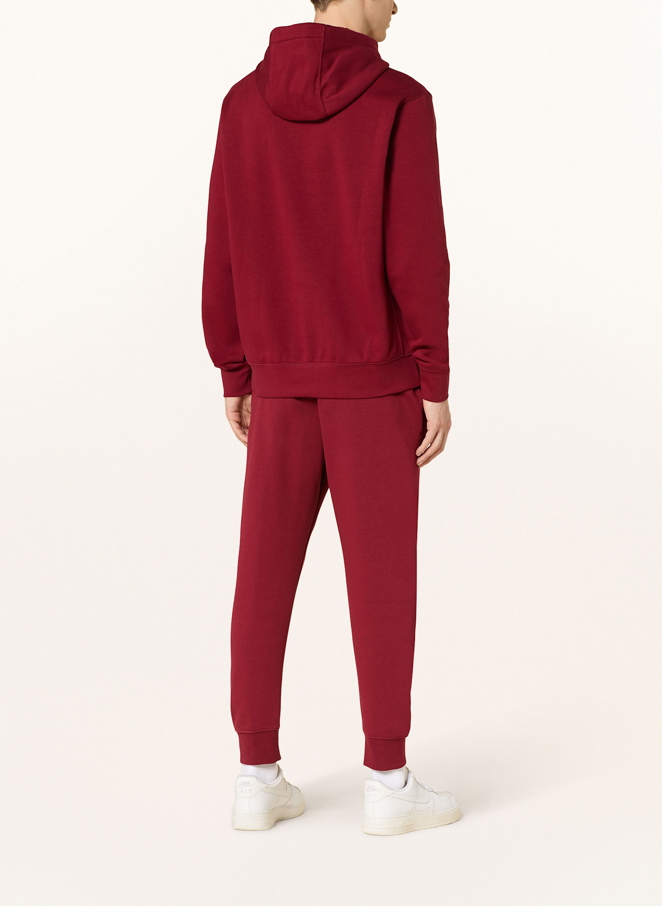 Nike Bluza z kapturem: CIEMNOCZERWONY