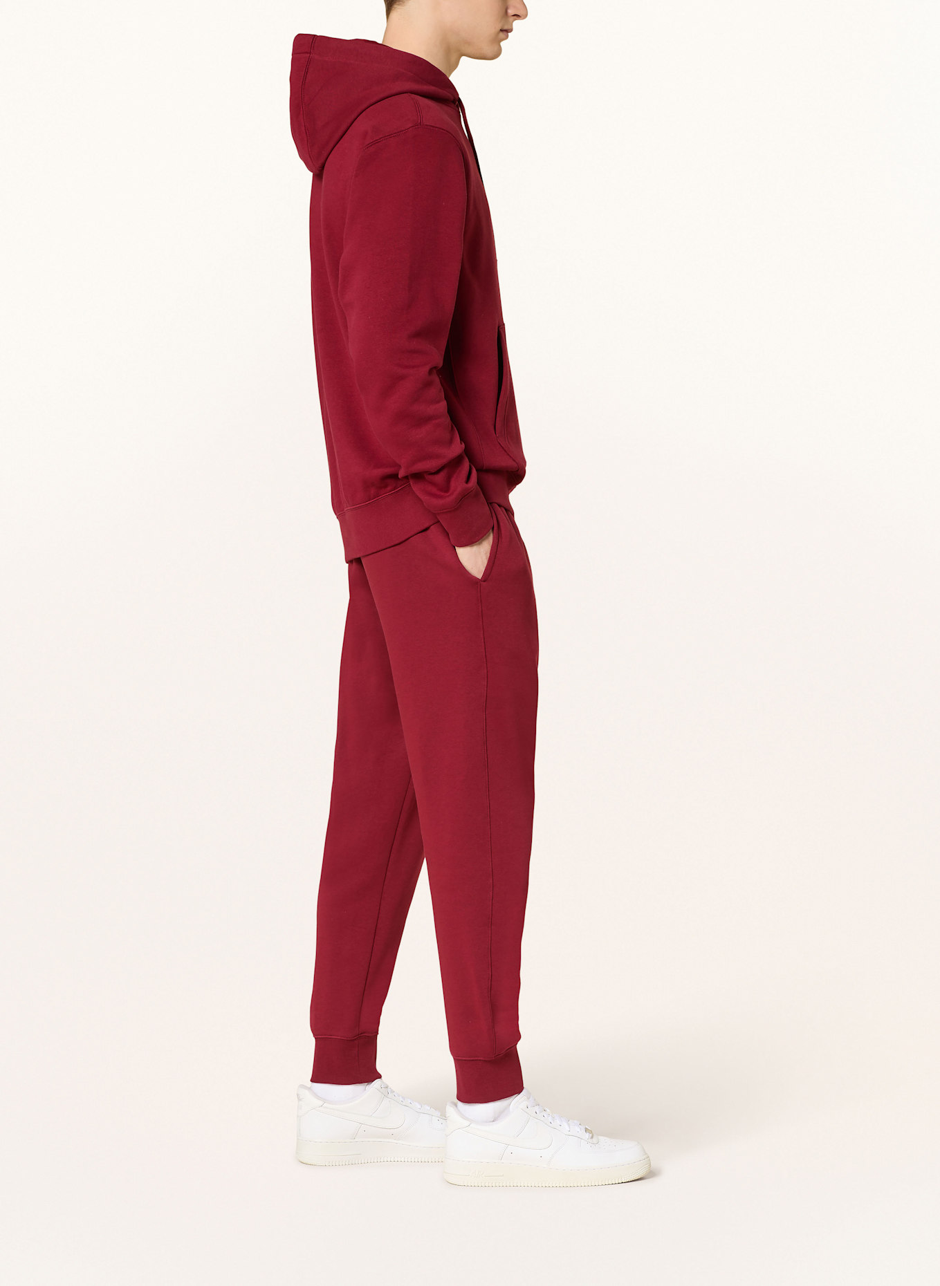 Nike Bluza z kapturem: CIEMNOCZERWONY