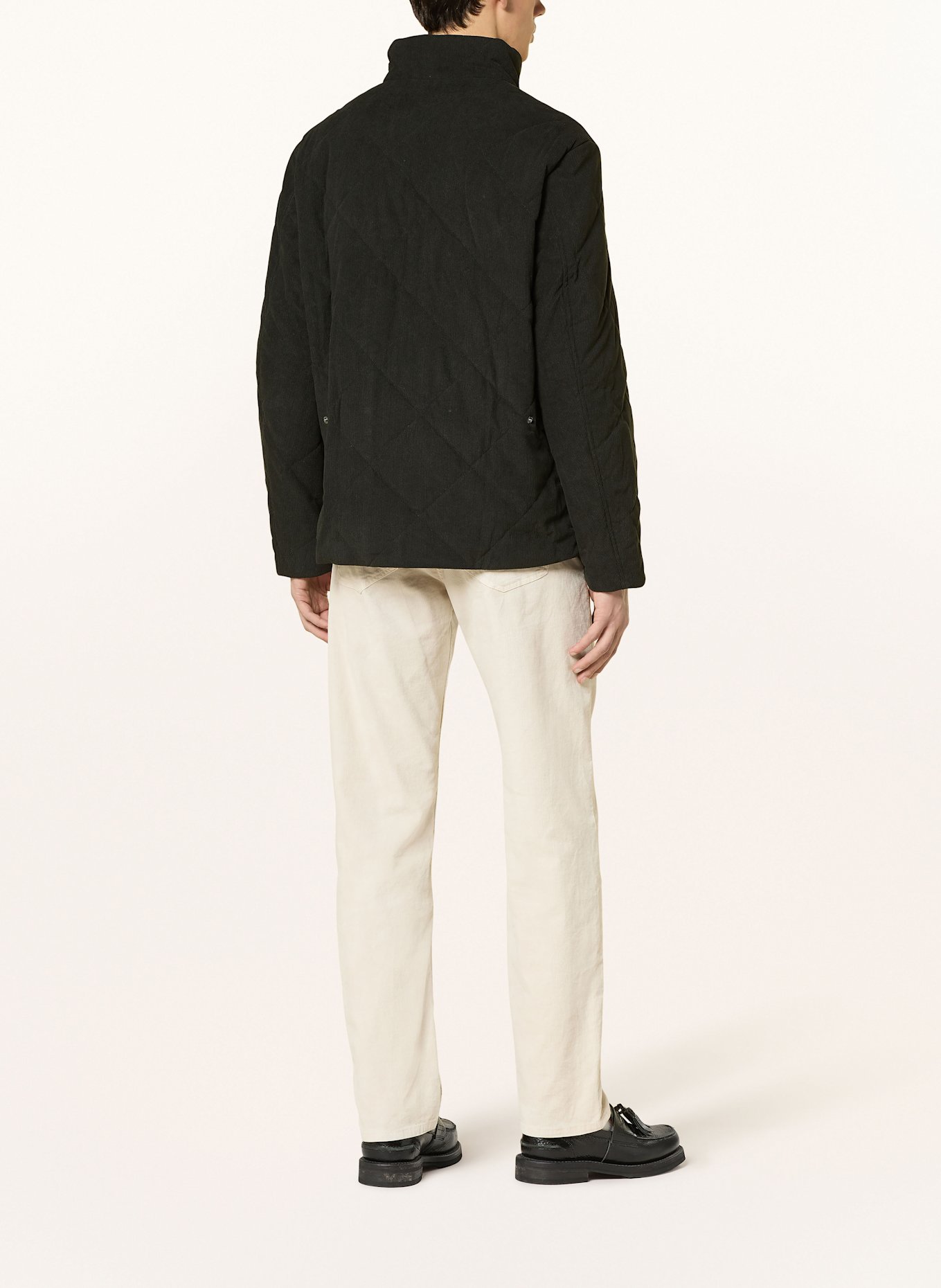 Barbour Steppjacke LIDDESDALE aus Cord: SCHWARZ (Bild 3)