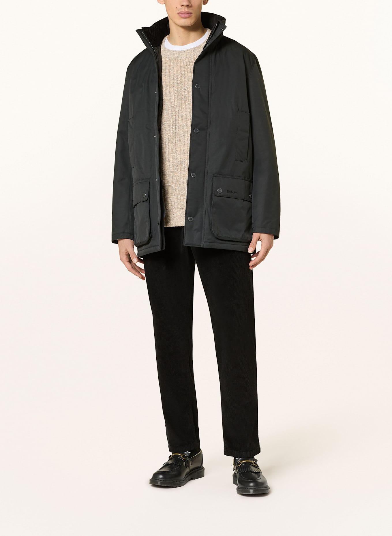 Barbour Parka: ČERNÁ