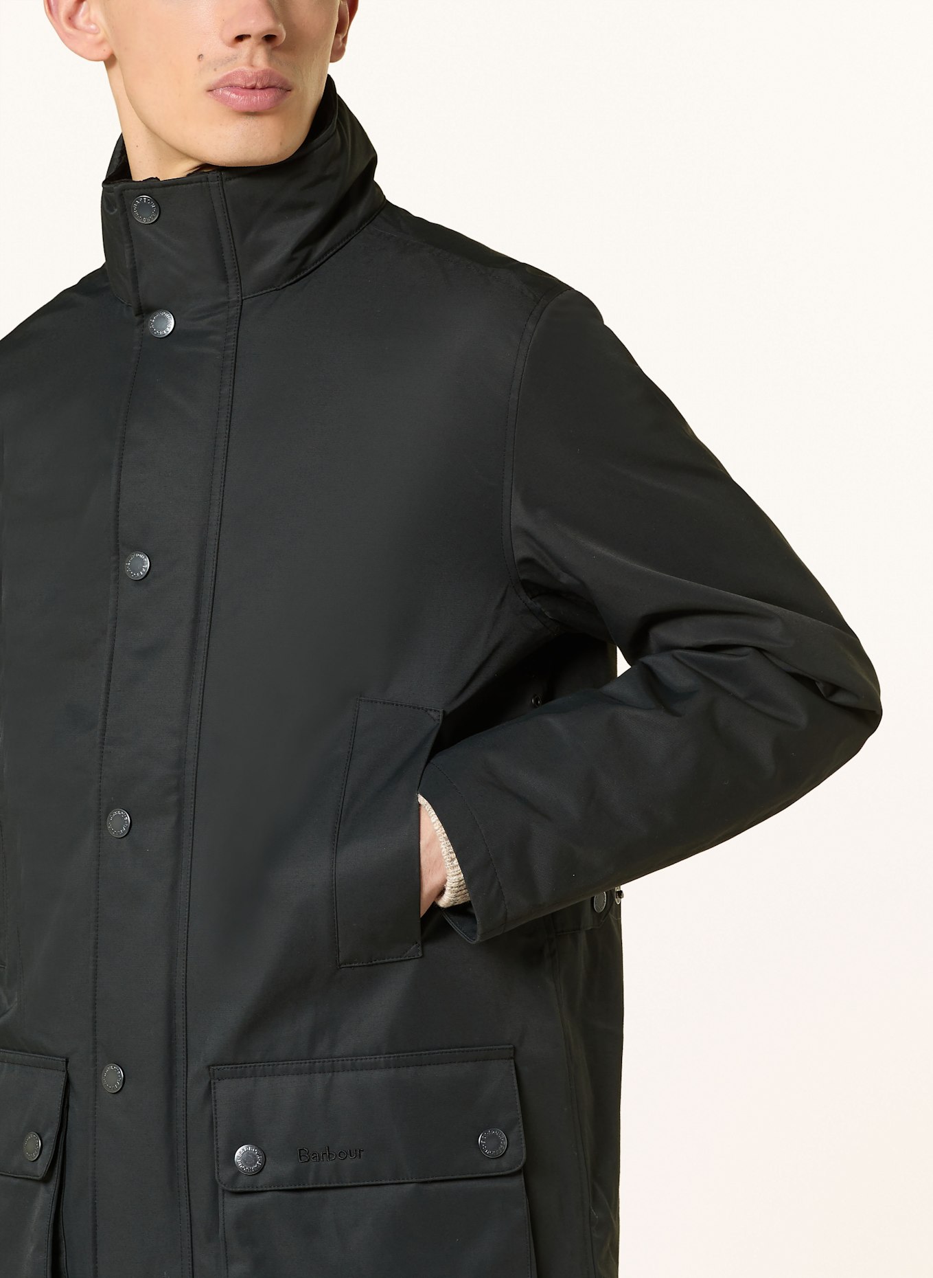 Barbour Parka: ČERNÁ