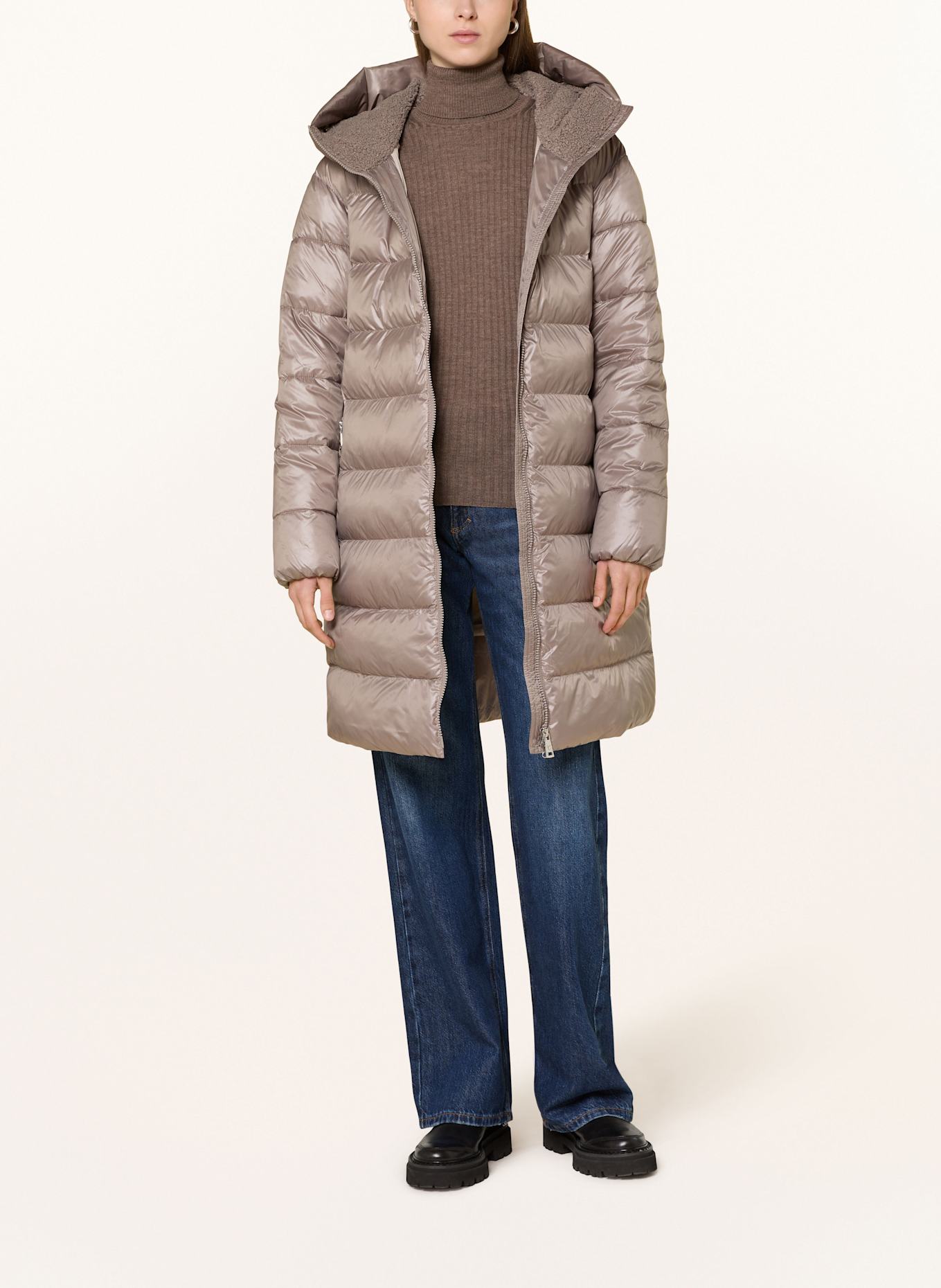 FUCHS SCHMITT Steppmantel: TAUPE