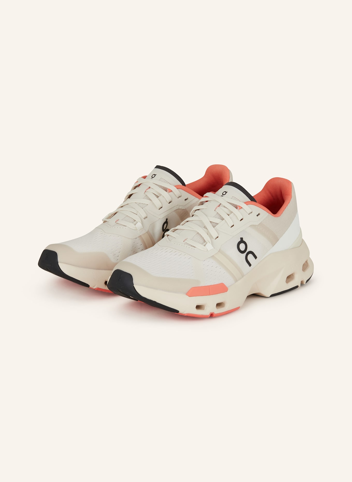 On Fitnessschuhe CLOUDPULSE: BEIGE / ORANGE