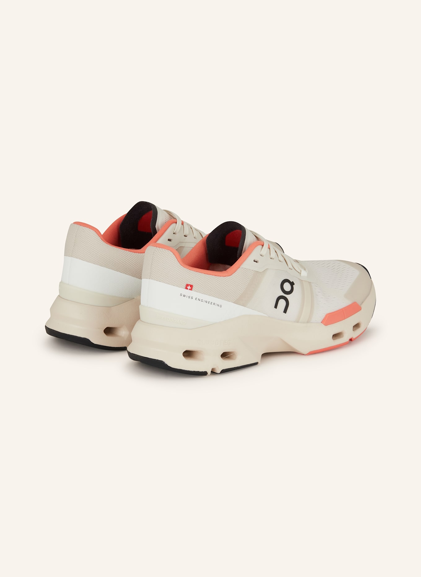 On Fitnessschuhe CLOUDPULSE: BEIGE / ORANGE