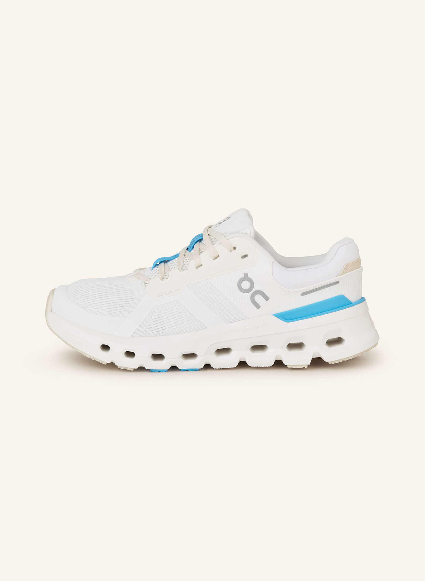 On Running shoes CLOUDRUNNER 2: WHITE / TURQUOISE