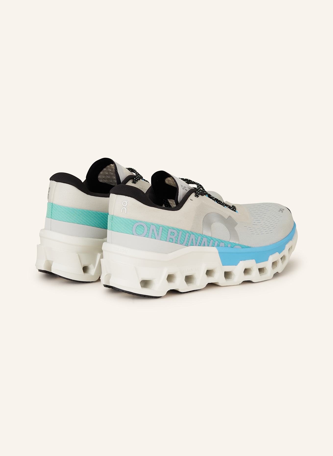 On Running shoes CLOUDMONSTER 2: CREAM / TURQUOISE