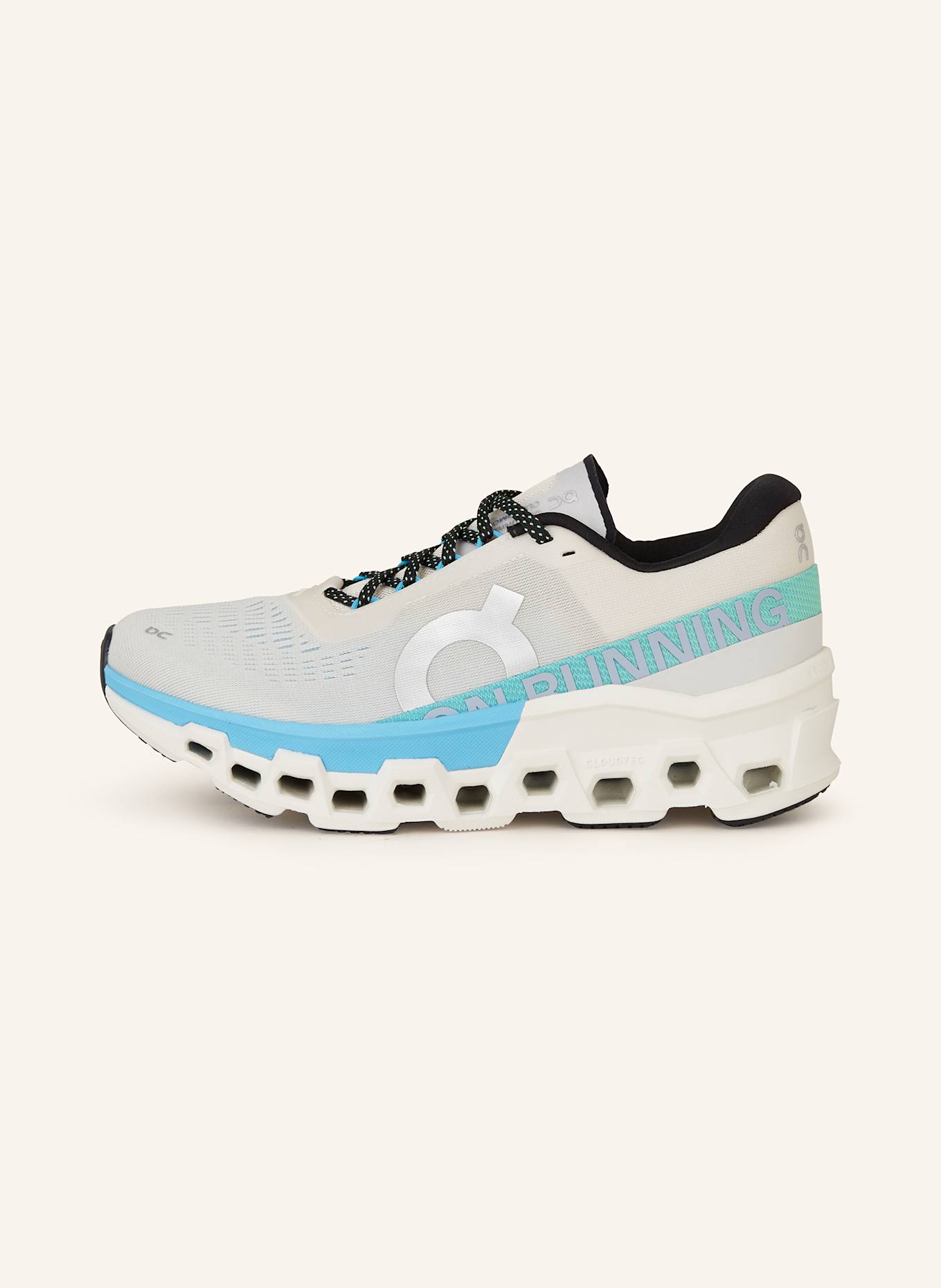 On Running shoes CLOUDMONSTER 2: CREAM / TURQUOISE