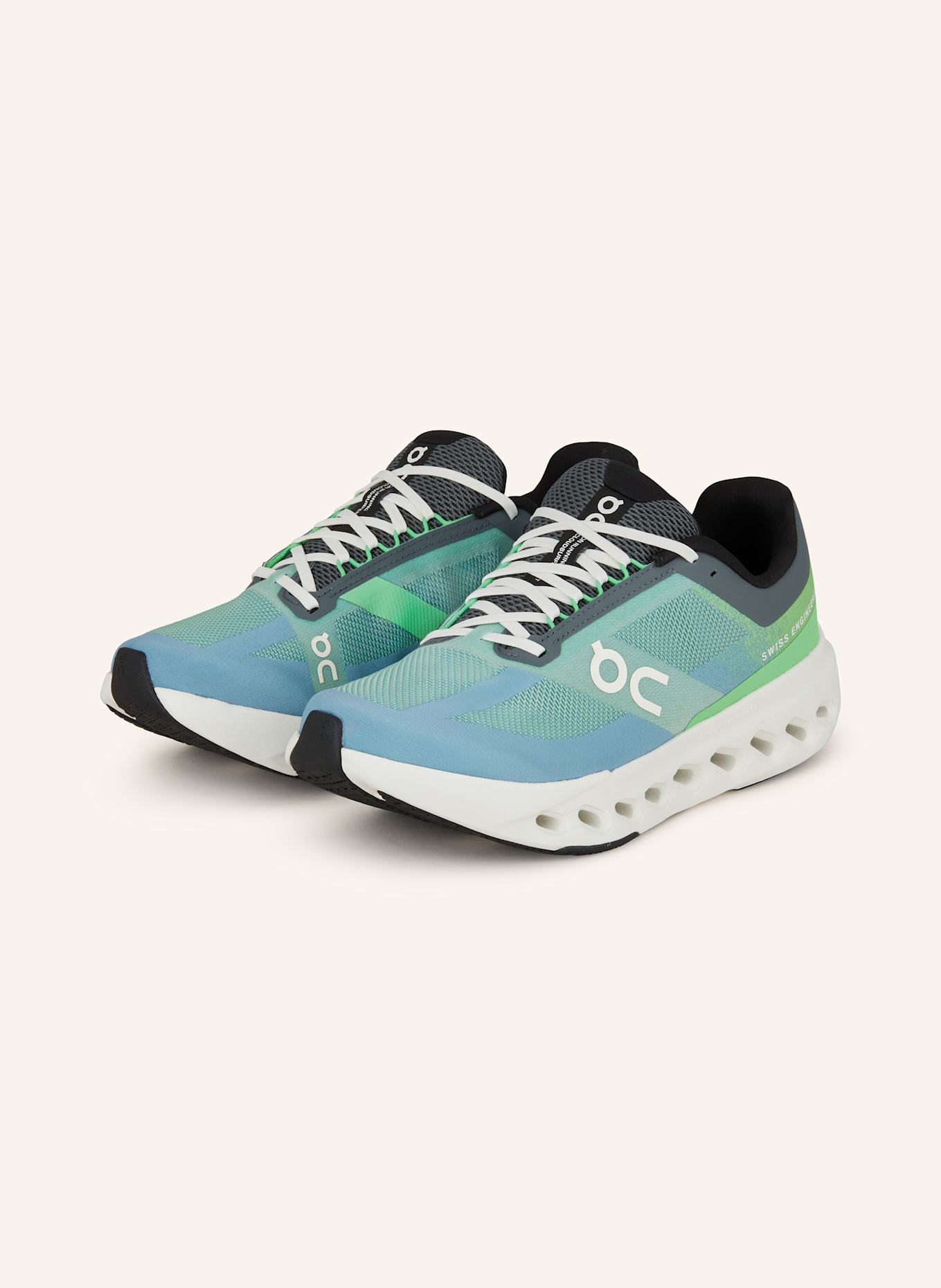 On Running shoes CLOUDSURFER NEXT: LIGHT GREEN / LIGHT BLUE