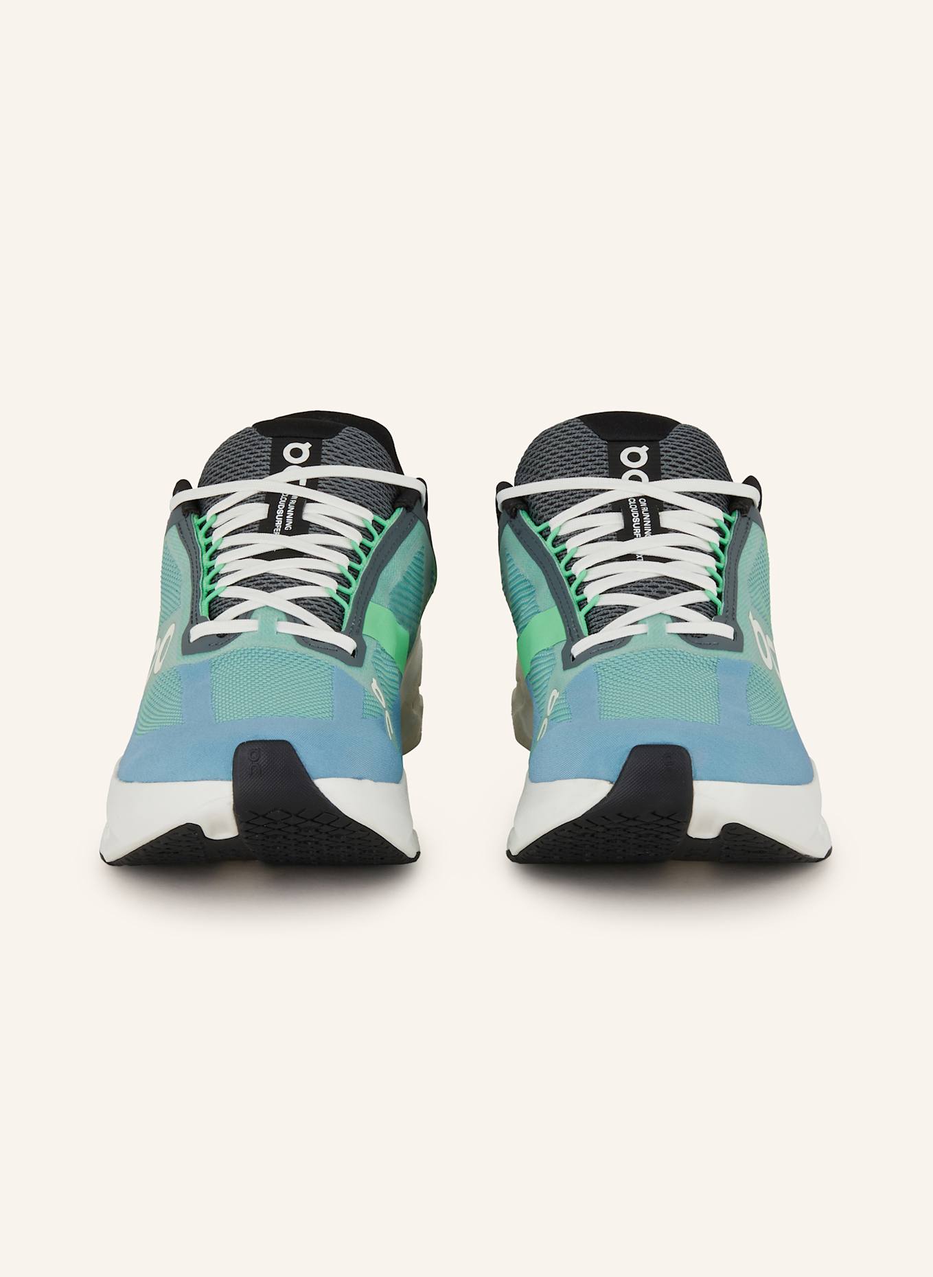 On Running shoes CLOUDSURFER NEXT: LIGHT GREEN / LIGHT BLUE