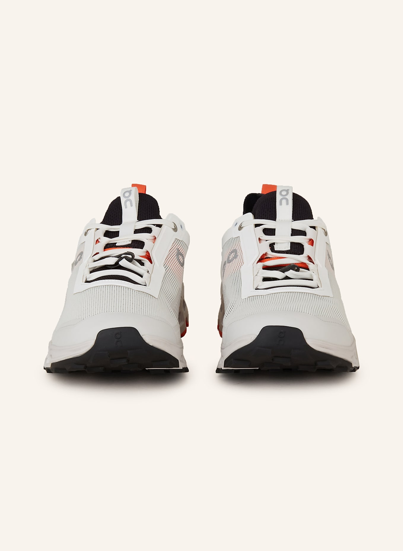 On Trailrunning-Schuhe CLOUDULTRA 2: WEISS / SCHWARZ / ORANGE