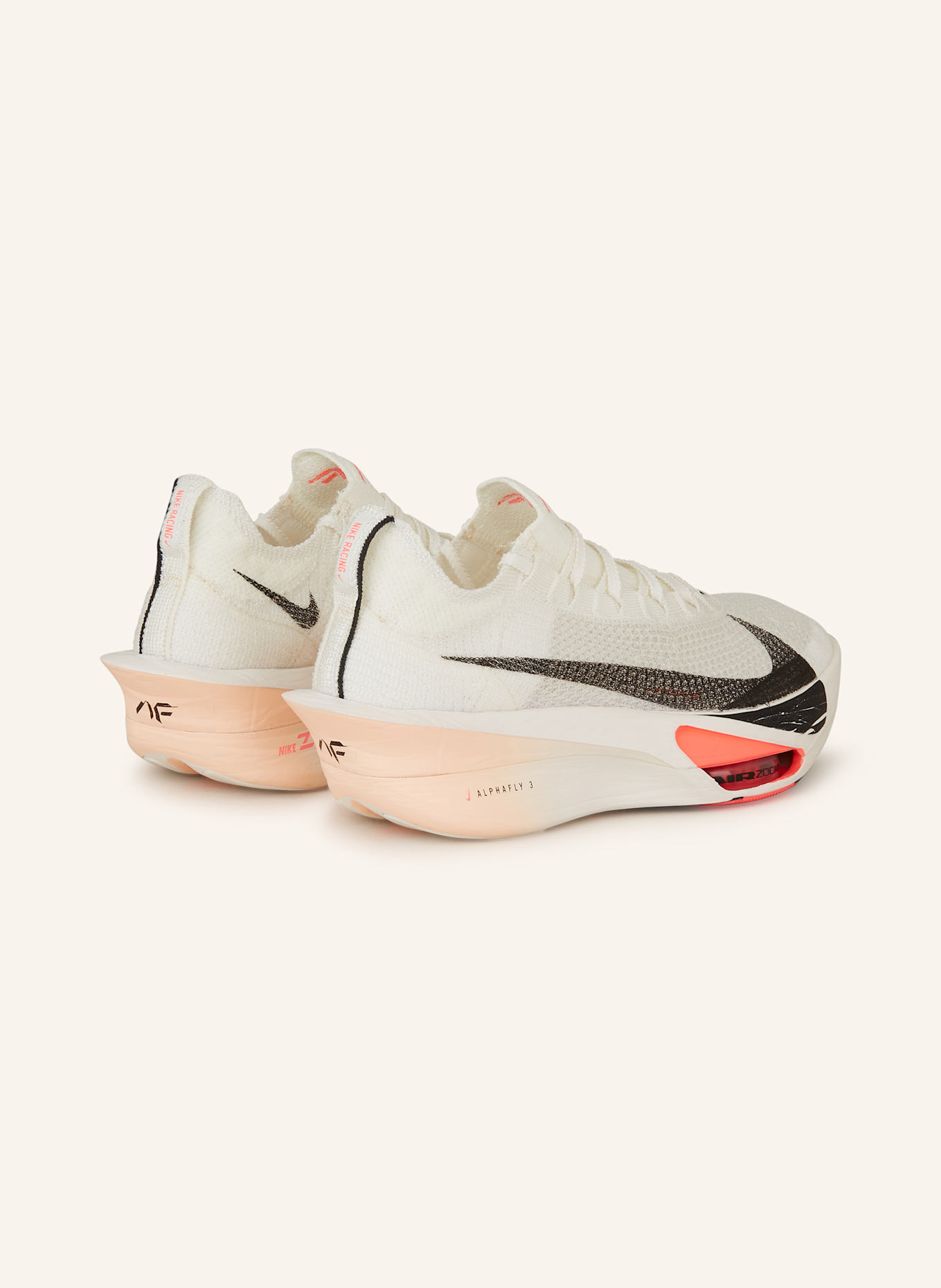 Nike Running shoes AIR ZOOM ALPHAFLY 3: WHITE / BLACK