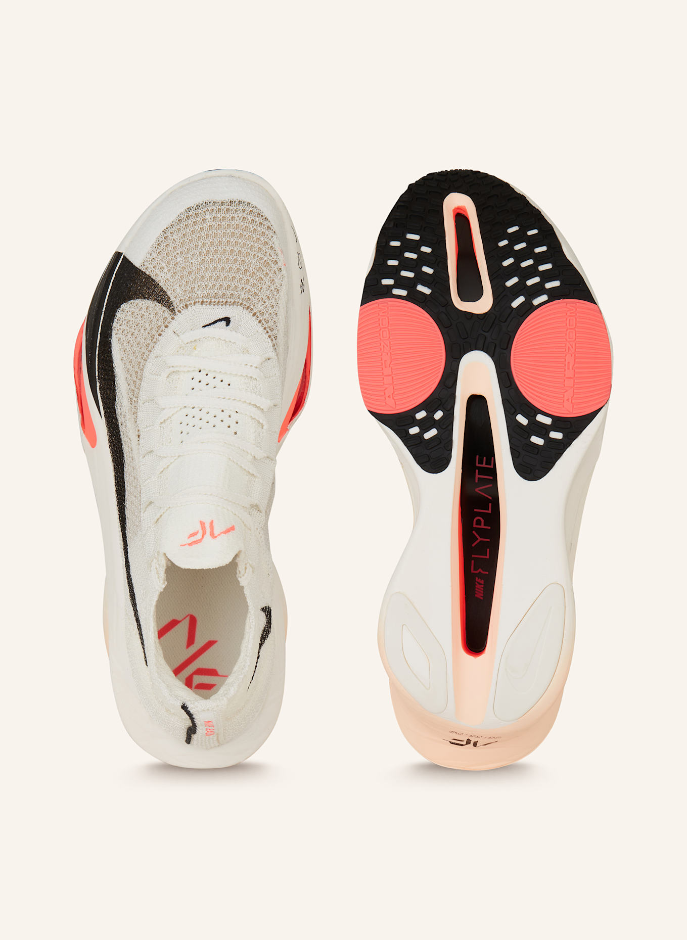 Nike Running shoes AIR ZOOM ALPHAFLY 3: WHITE / BLACK