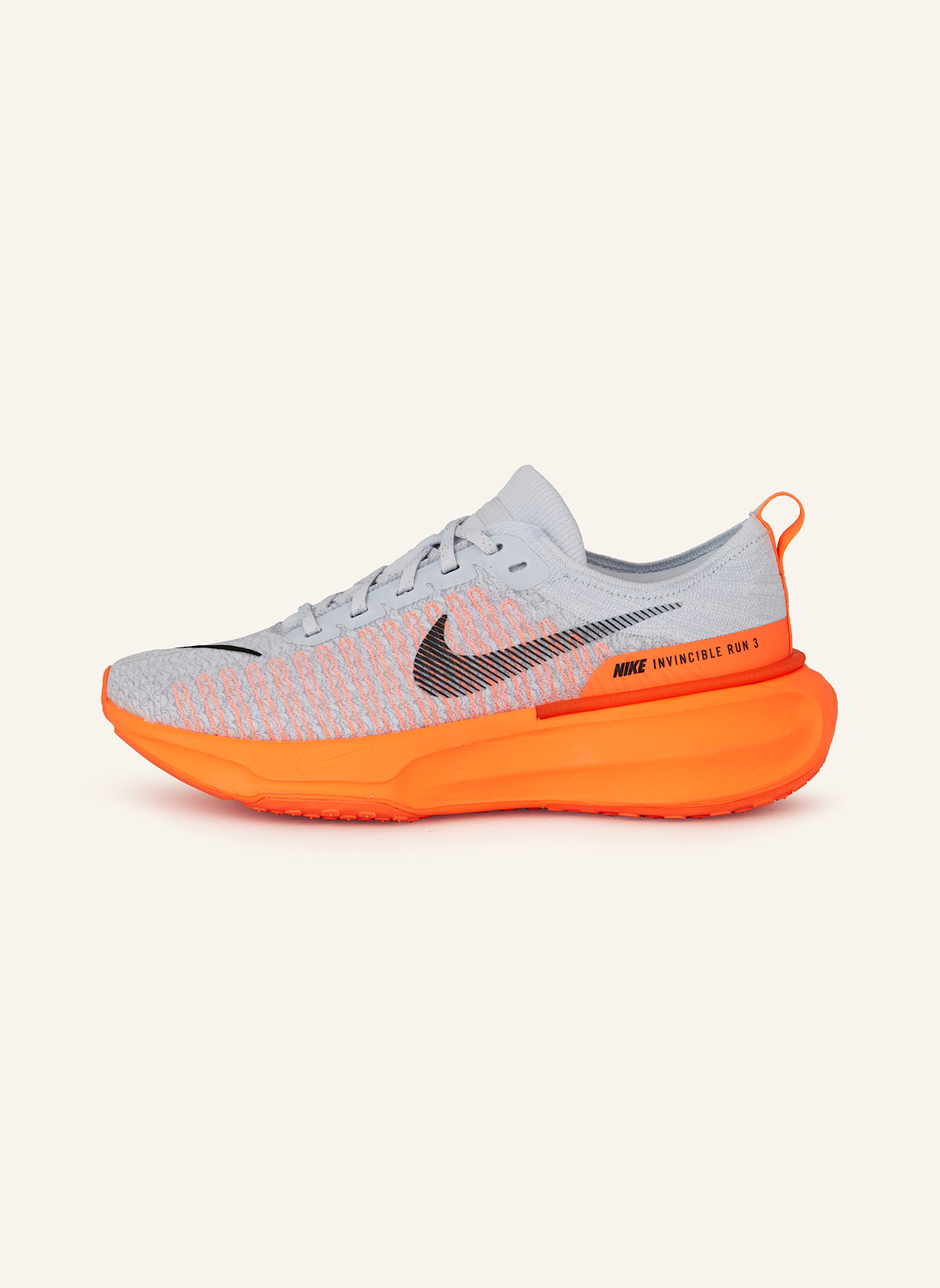 Nike Running shoes INVINCIBLE 3 in light gray neon orange black