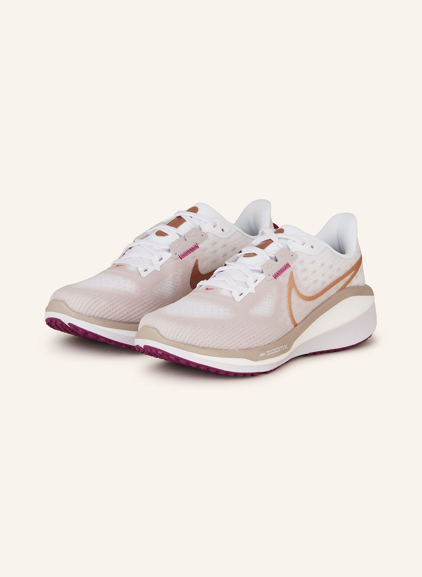 Nike Running shoes VOMERO 17: ROSE / WHITE