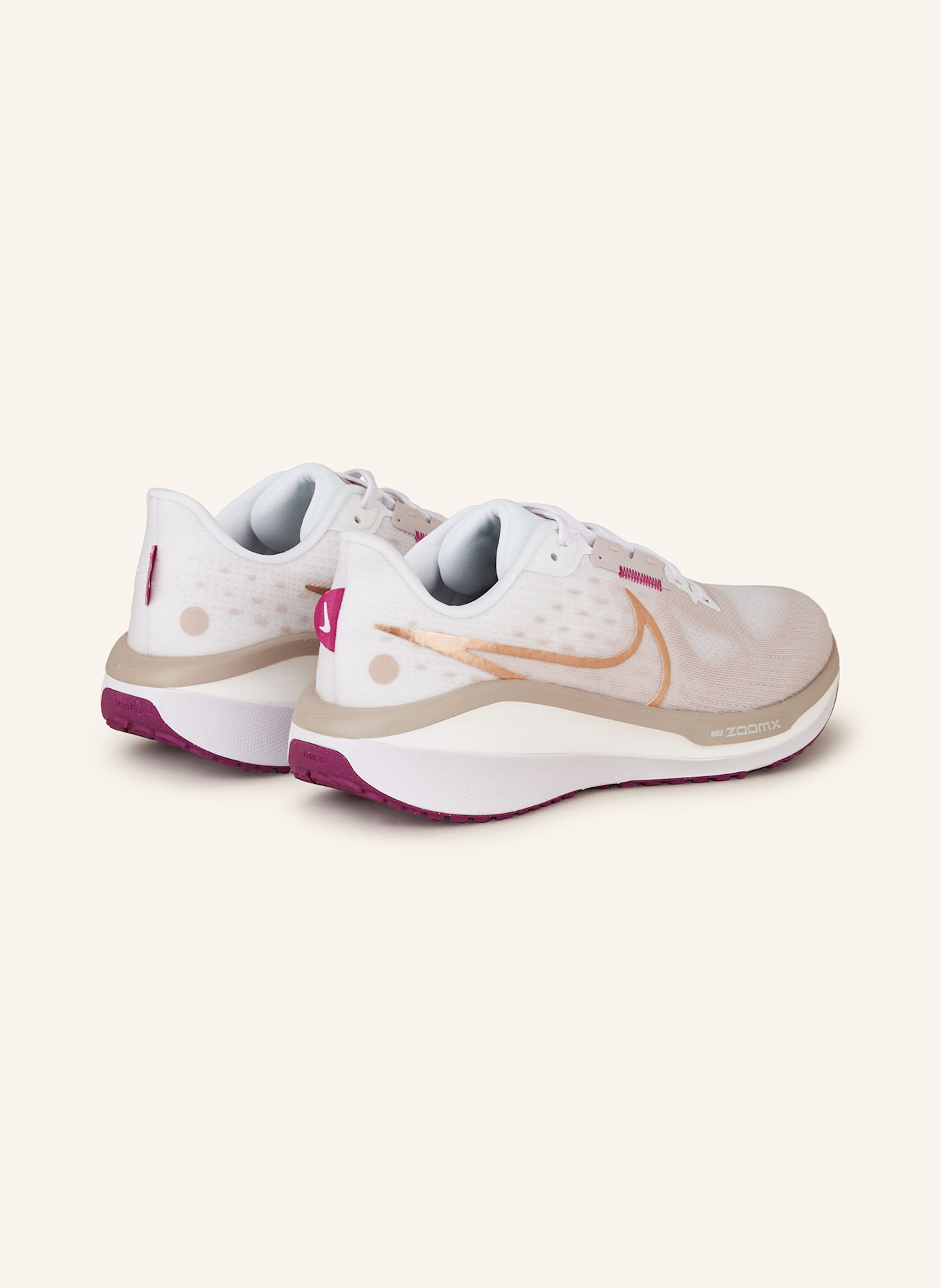 Nike Running shoes VOMERO 17: ROSE / WHITE