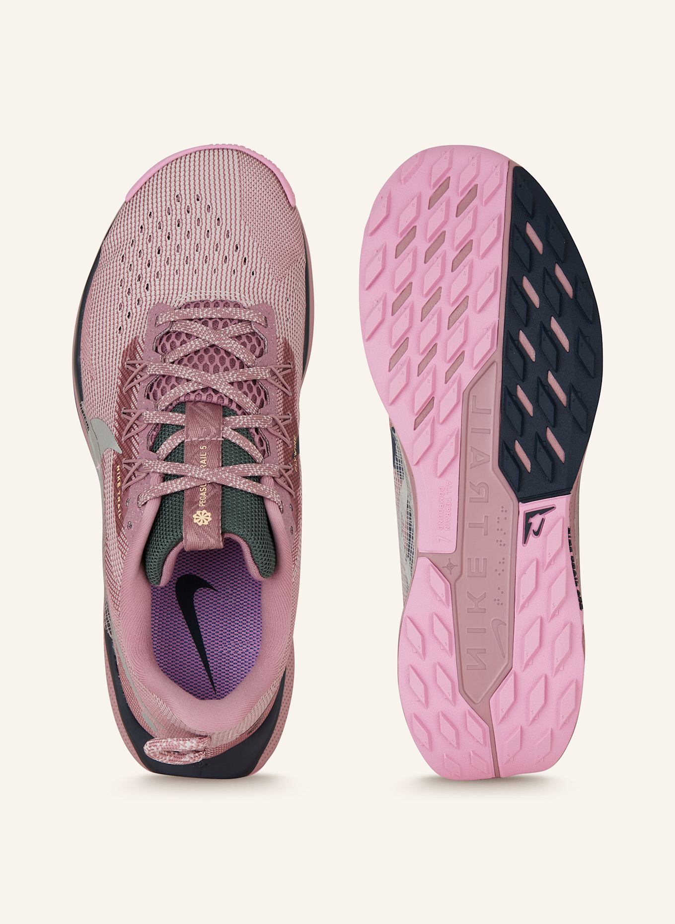 Nike Obuwie do biegania w terenie REACTX PEGASUS TRAIL 5, Kolor: BLADORÓŻOWY/ JASNOCZARY (Obrazek 5)