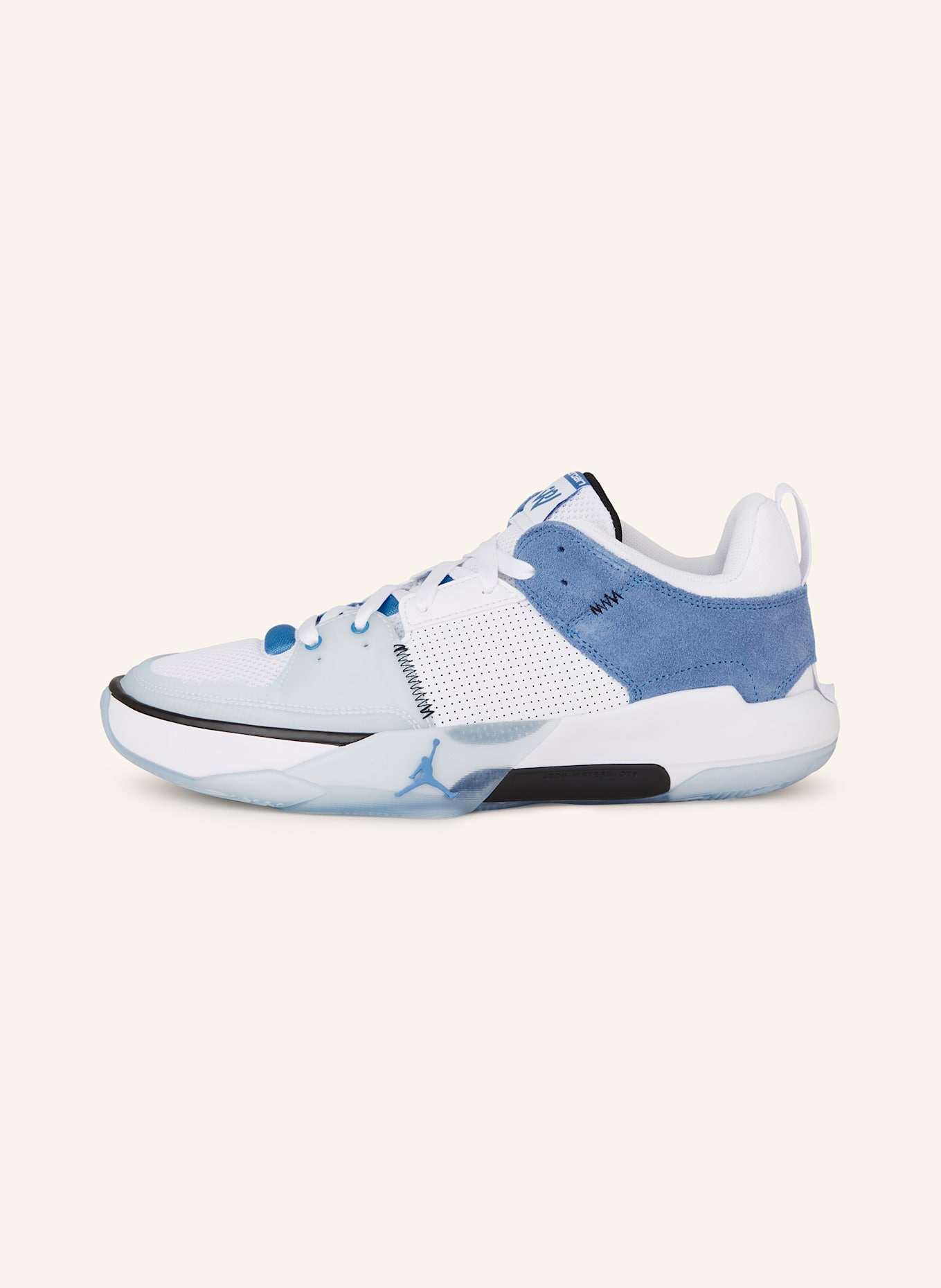 JORDAN Buty do koszykówki JORDAN ONE TAKE 5: BIAŁY / JASNONIEBIESKI