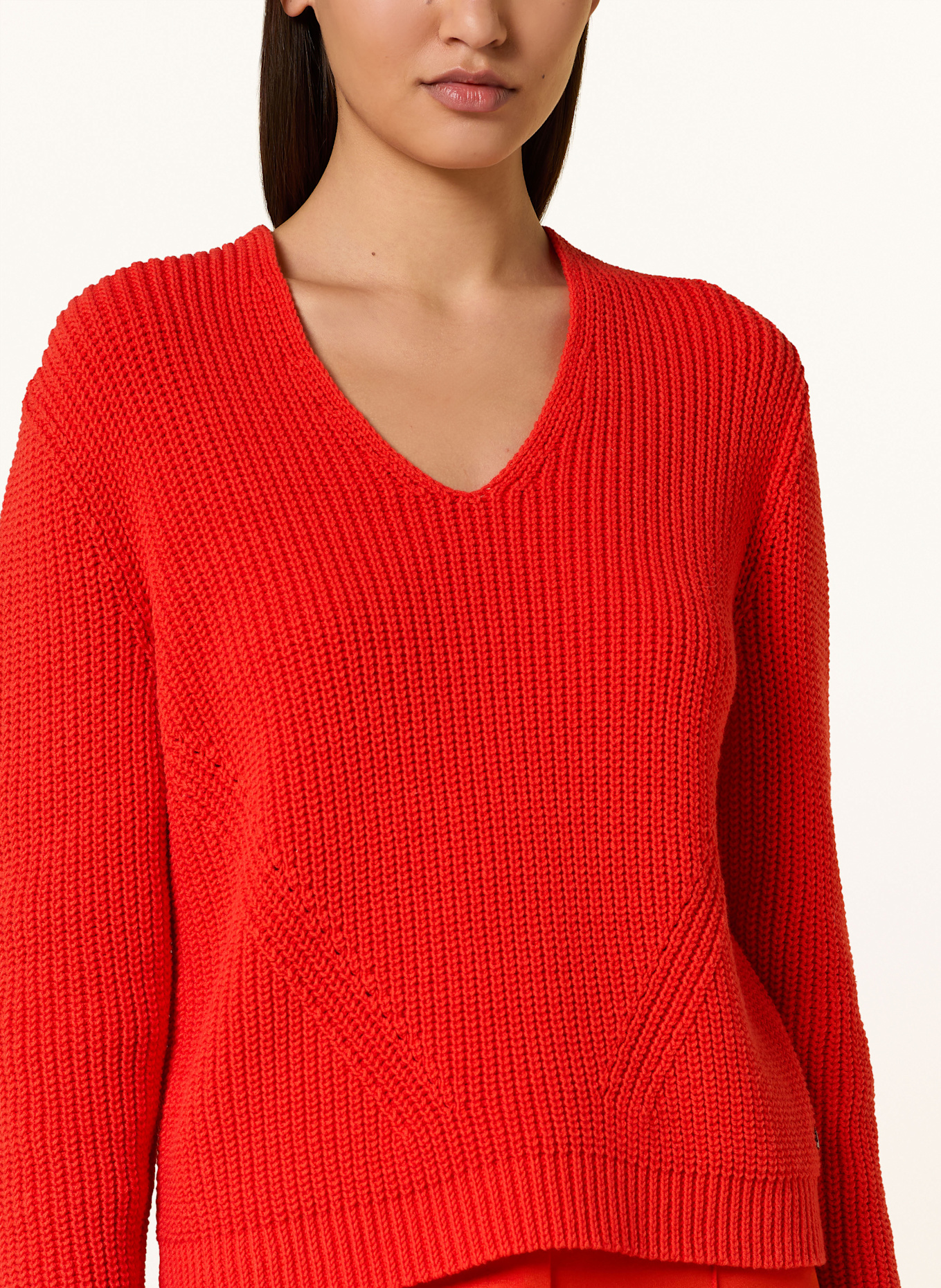 MARC CAIN Pullover: 271 flame red