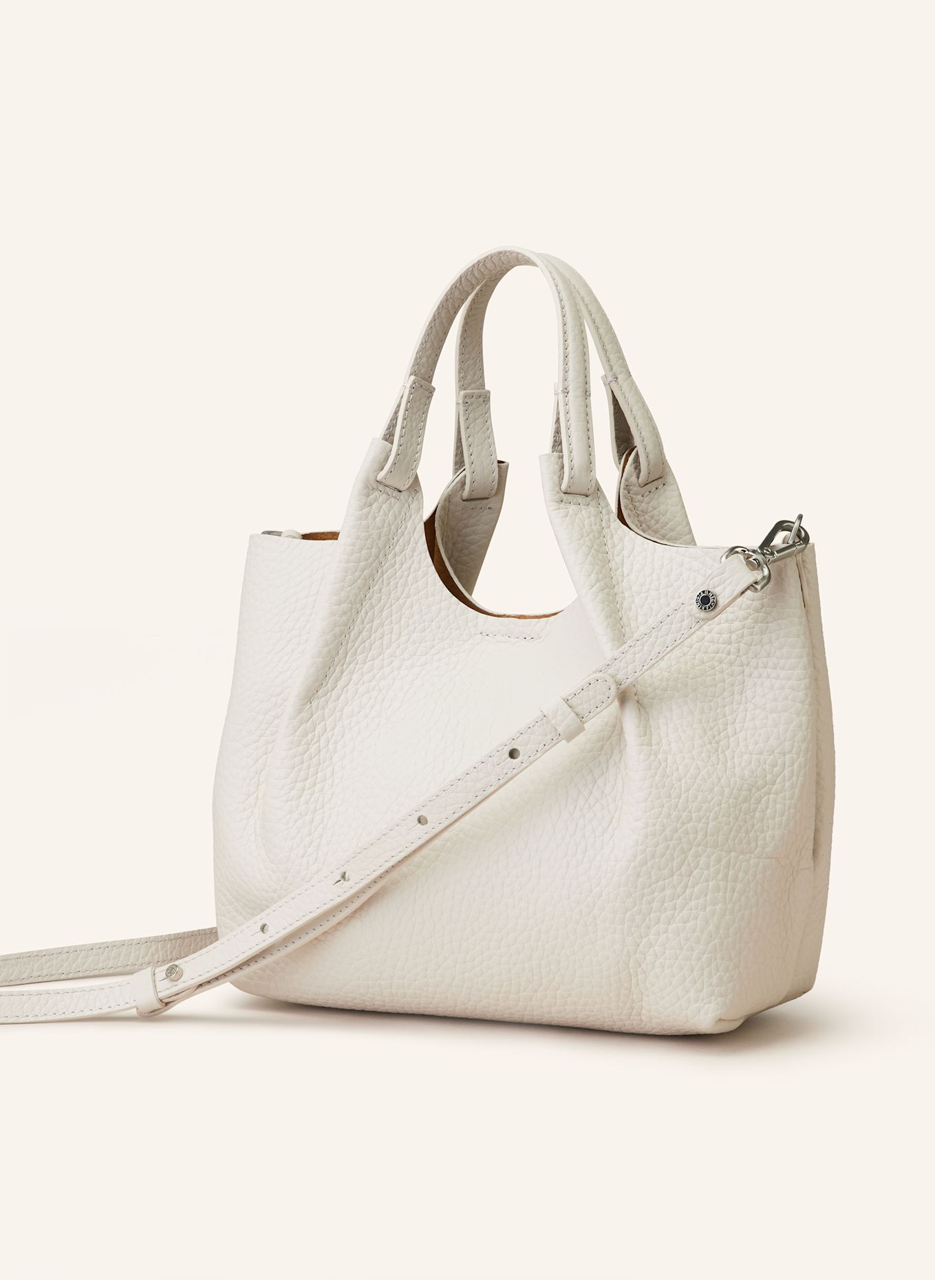 GIANNI CHIARINI Handtasche DUA MEDIUM mit Pouch: ECRU