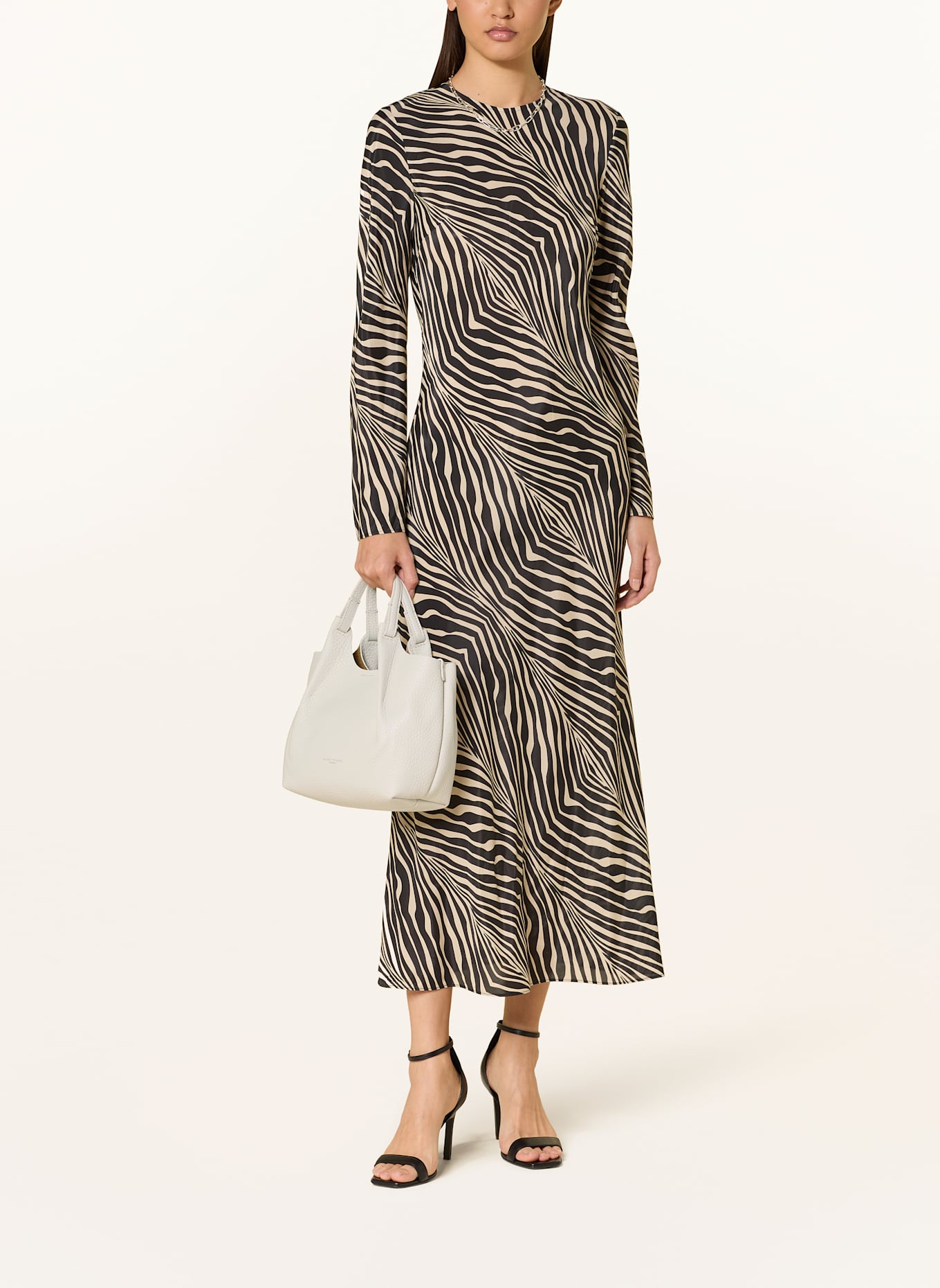 GIANNI CHIARINI Handtasche DUA MEDIUM mit Pouch: ECRU