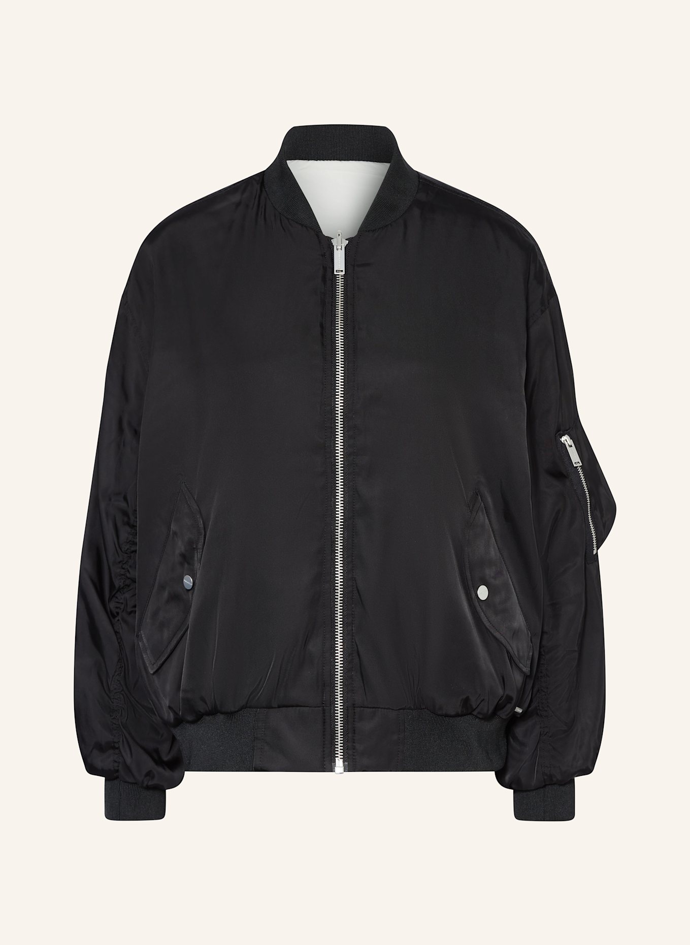 RINO & PELLE Bluzon dwustronny ELYN: CZARNY / JASNOCZARY