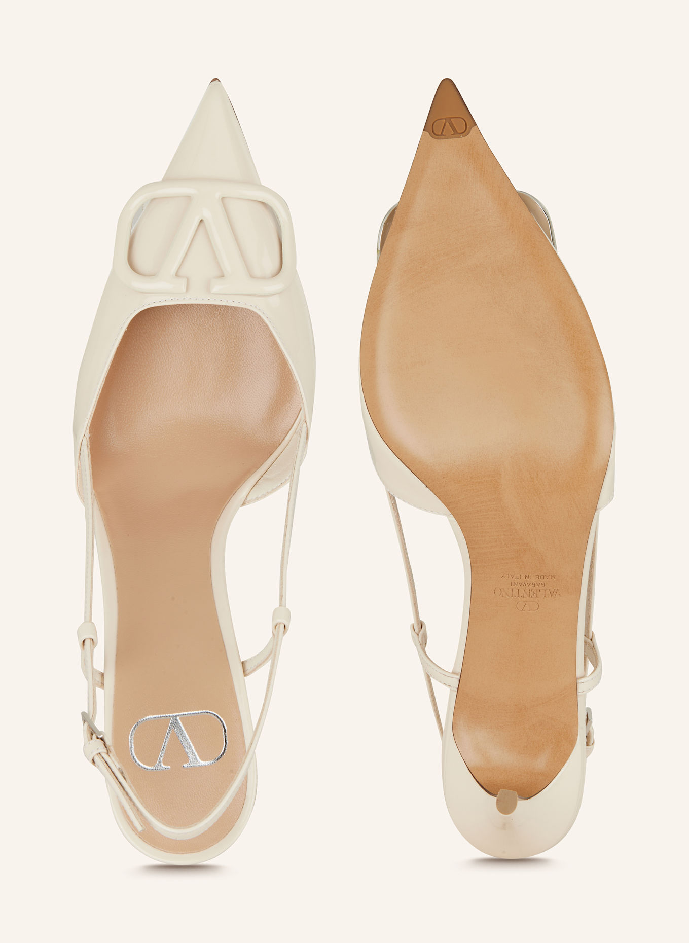 VALENTINO GARAVANI Slingpumps VLOGO SIGNATURE: CREME