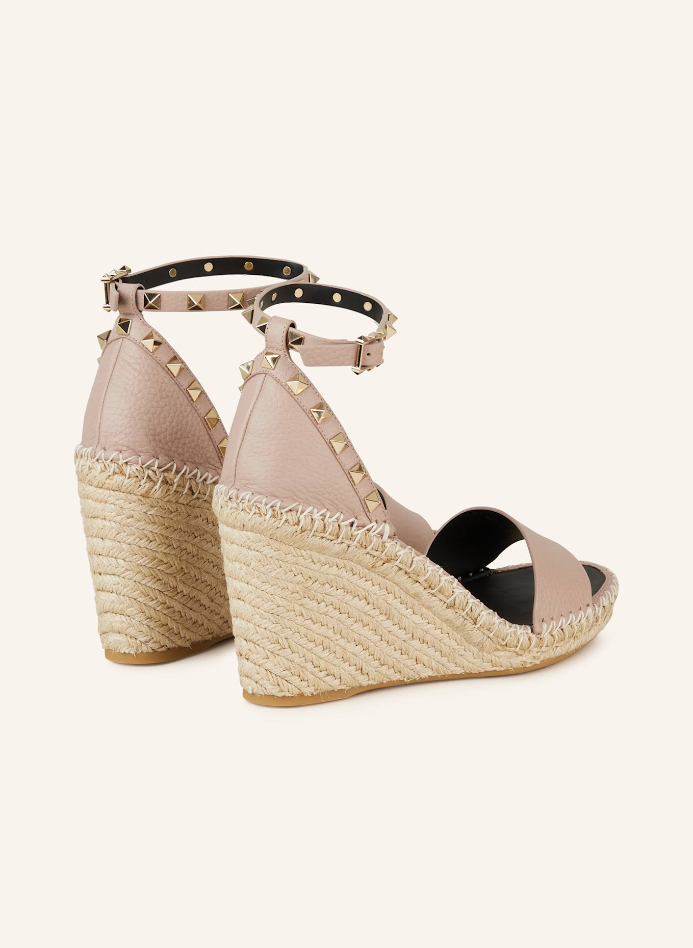 VALENTINO GARAVANI Wedges ROCKSTUD: ROSÉ