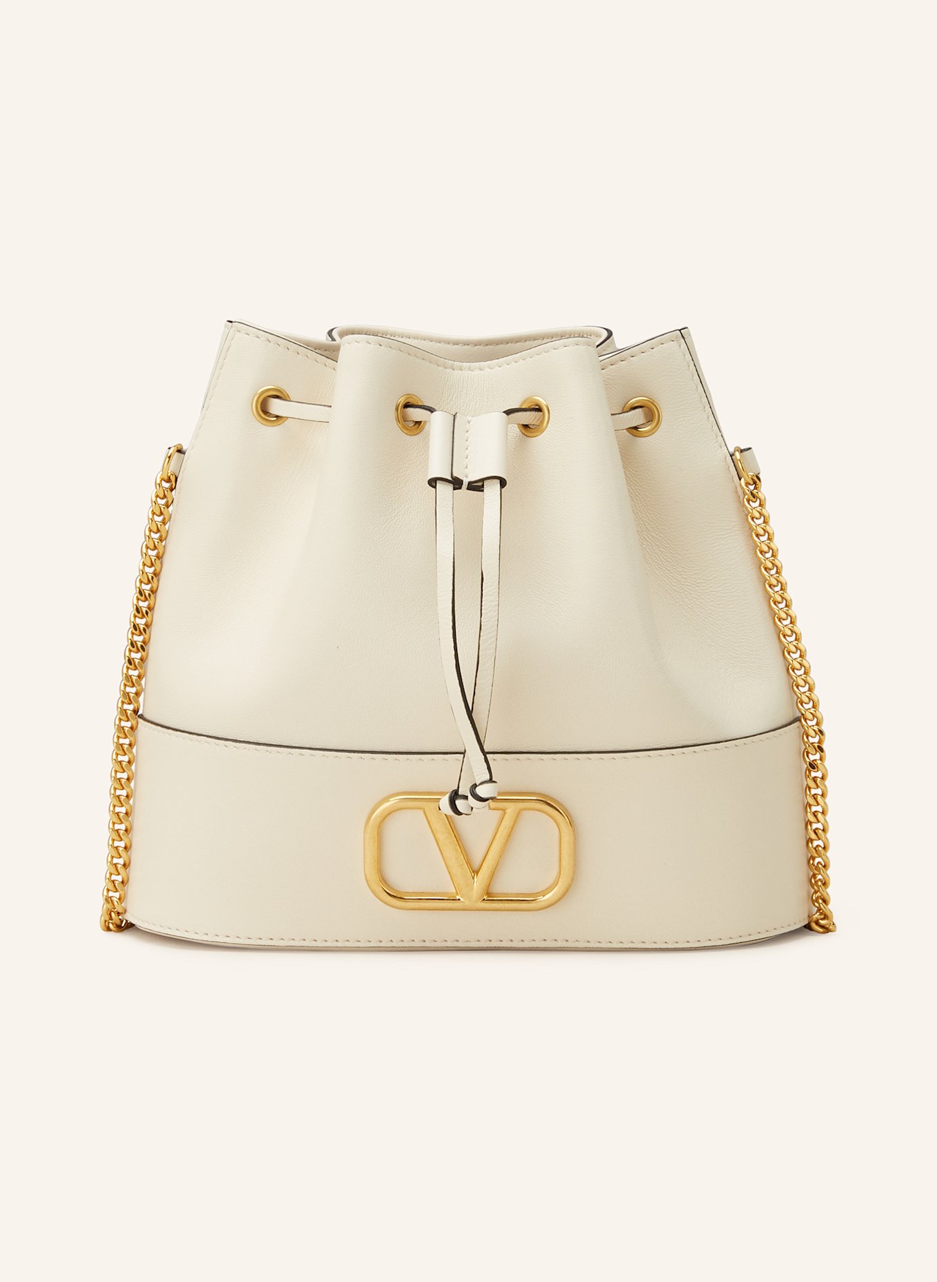 VALENTINO GARAVANI Pouch bag VLOGO SIGNATURE: ECRU