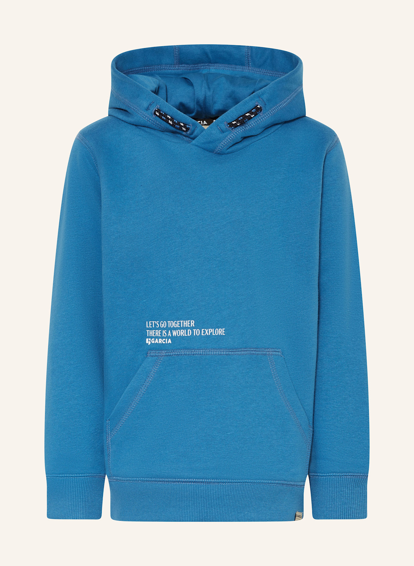 GARCIA Hoodie: BLAU