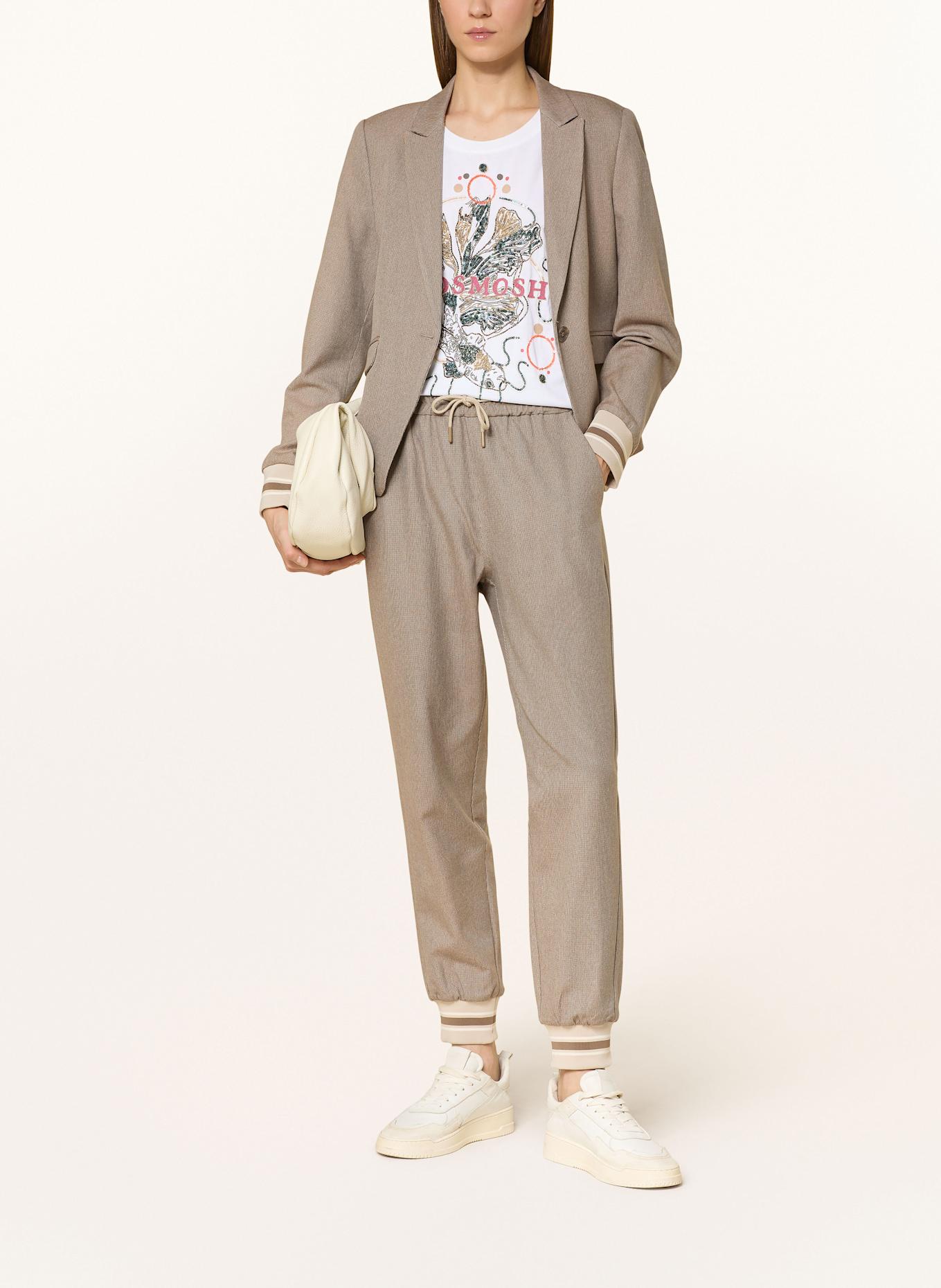 MOS MOSH Hose MMLUCI KARLIE im Jogging-Stil: TAUPE