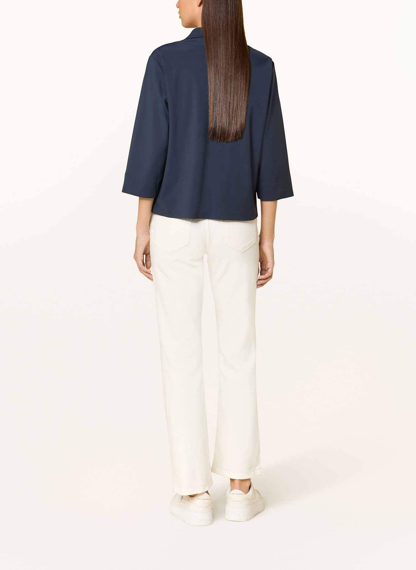 MOS MOSH Overshirt MMCAMIE IZZY mit 3/4-Arm: DUNKELBLAU