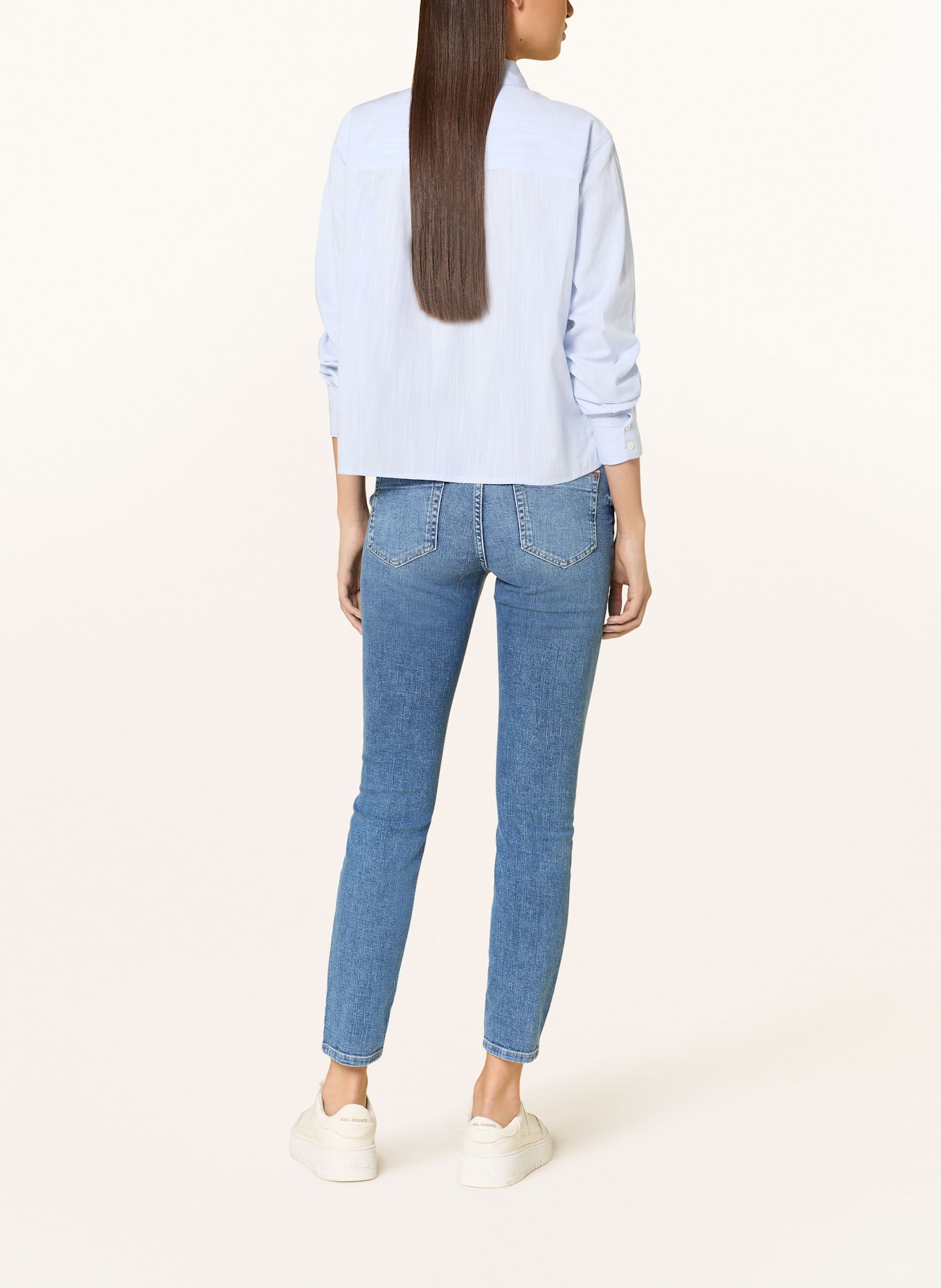 MOS MOSH Košilová halenka MMVINA: TMAVĚ MODRÁ