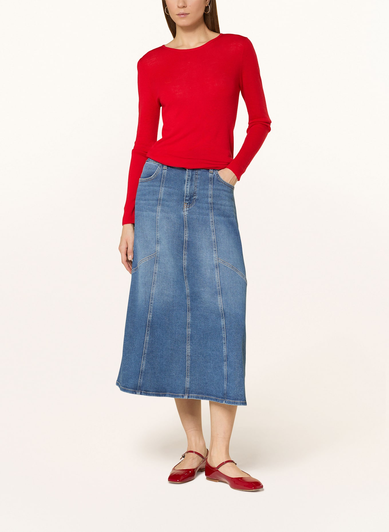 MOS MOSH Cashmere sweater MMBOUCH: RED