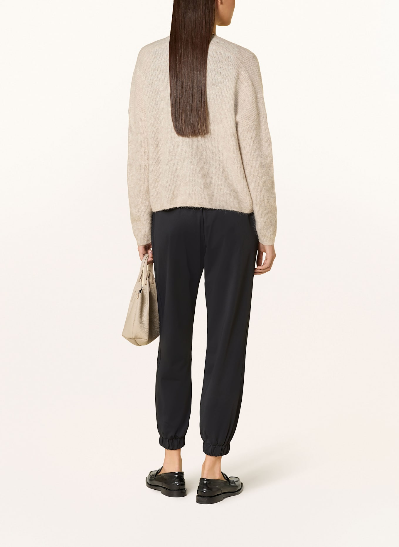 MOS MOSH Strickhülle MMTHORA mit Cashmere und Alpaka: HELLBRAUN