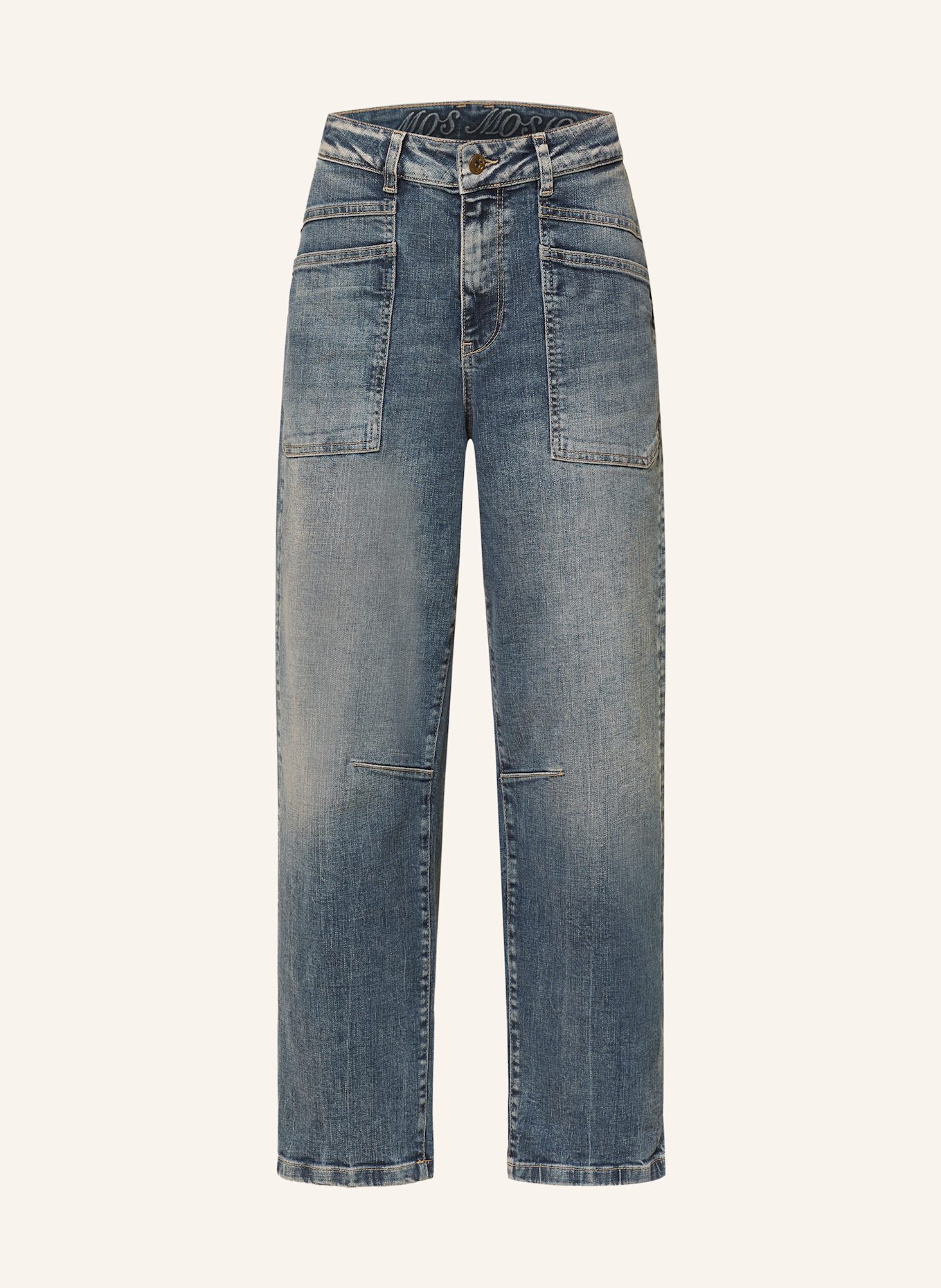 MOS MOSH Straight džíny MMSAGAI LUPIN: 401 BLUE