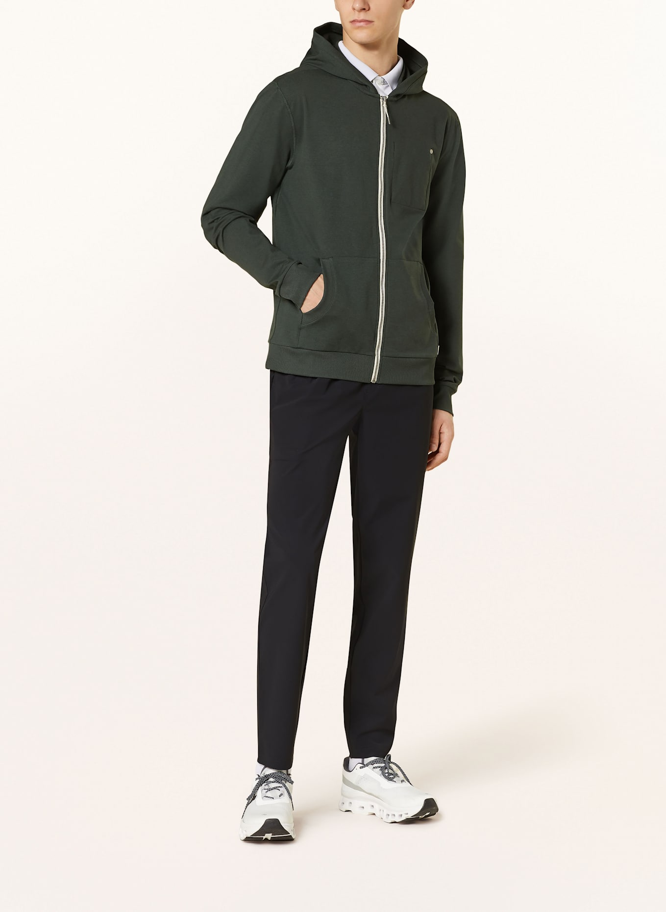 vuori Sweatjacke CORONADE: DUNKELGRÜN