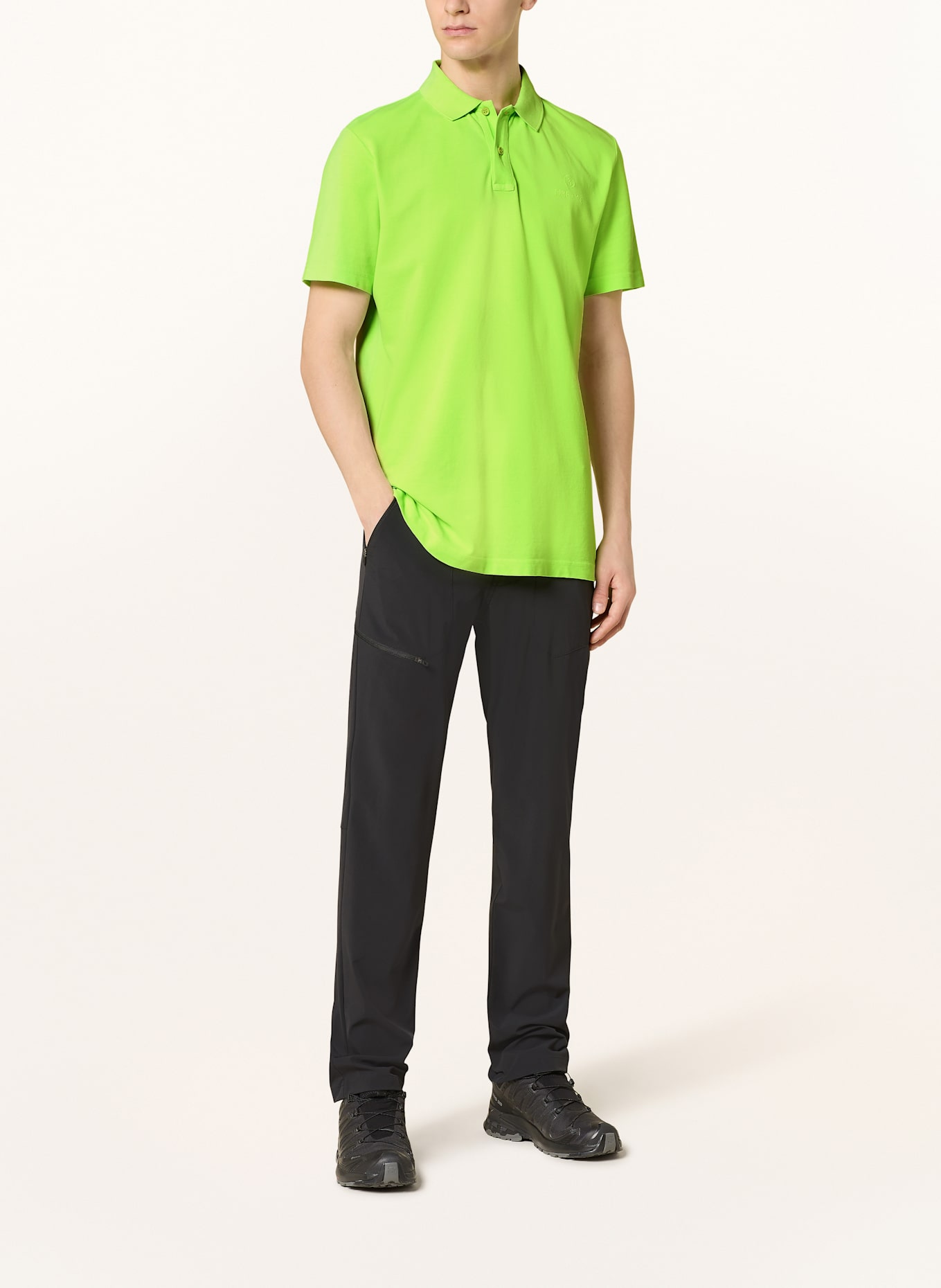 FIRE+ICE Piqué-Poloshirt RAMON4: NEONGRÜN