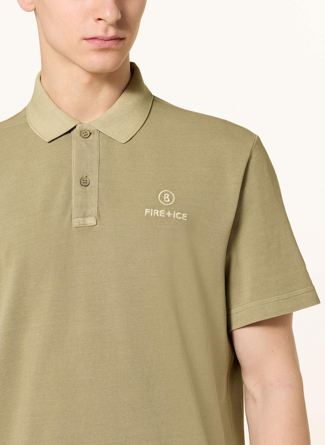 FIRE+ICE Piqué-Poloshirt RAMON4: OLIV